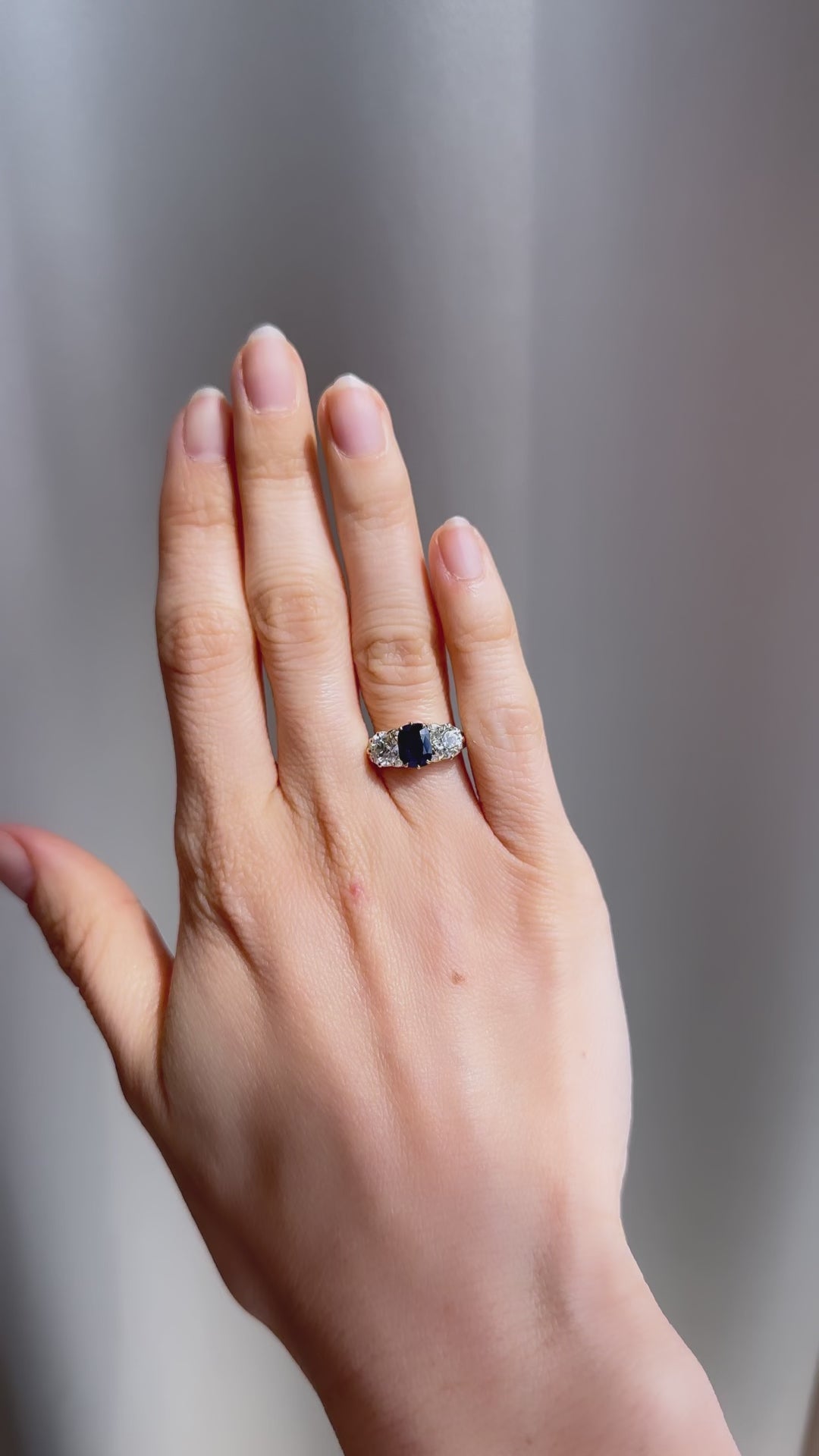 j-k-l color, vs clarity diamond in yellow gold setting