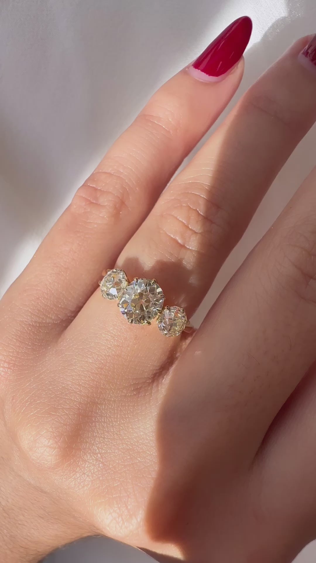 Old Mine cut diamond Rings