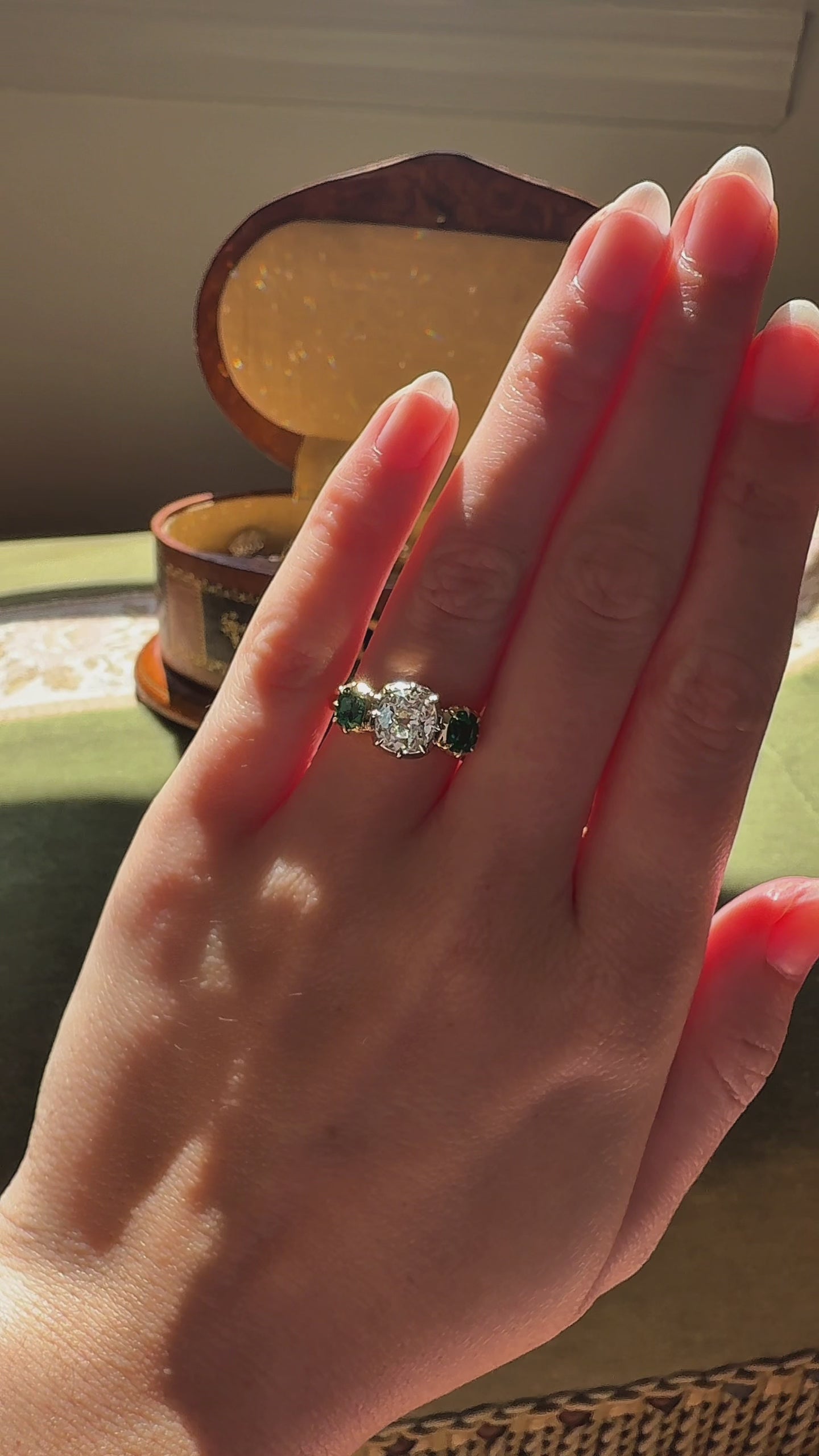 Old Mine cut diamond Rings