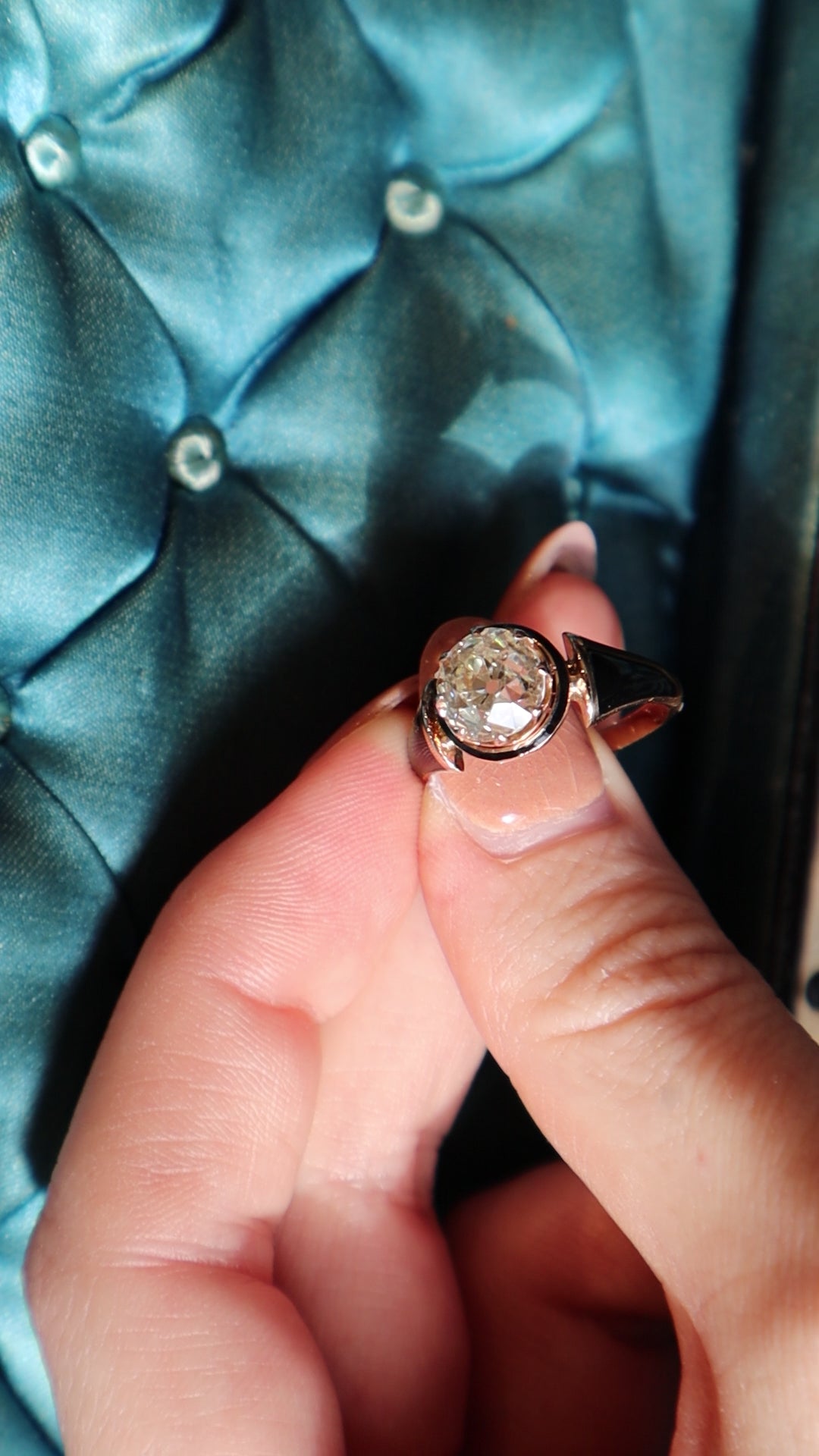 Old European cut diamond Rings