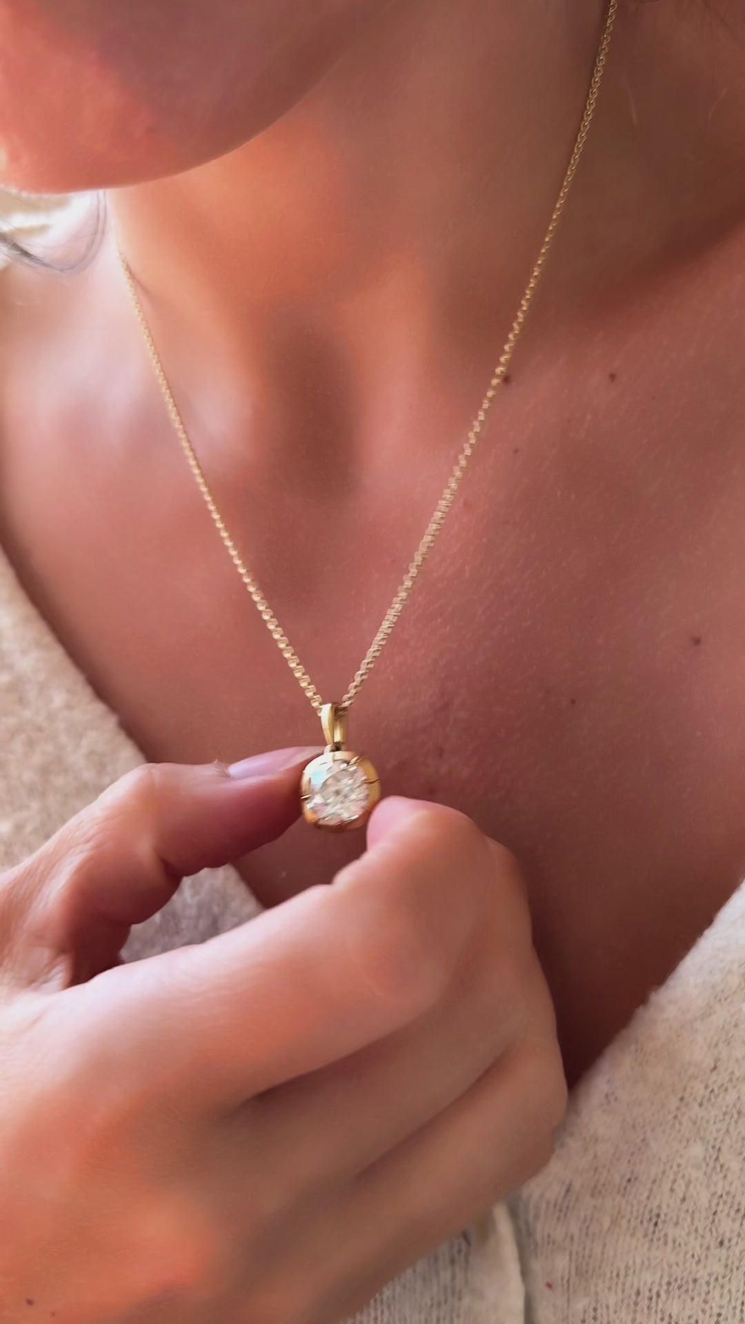  videos and images of vintage Charms & Pendants-Old Mine cut diamond Charms & Pendants