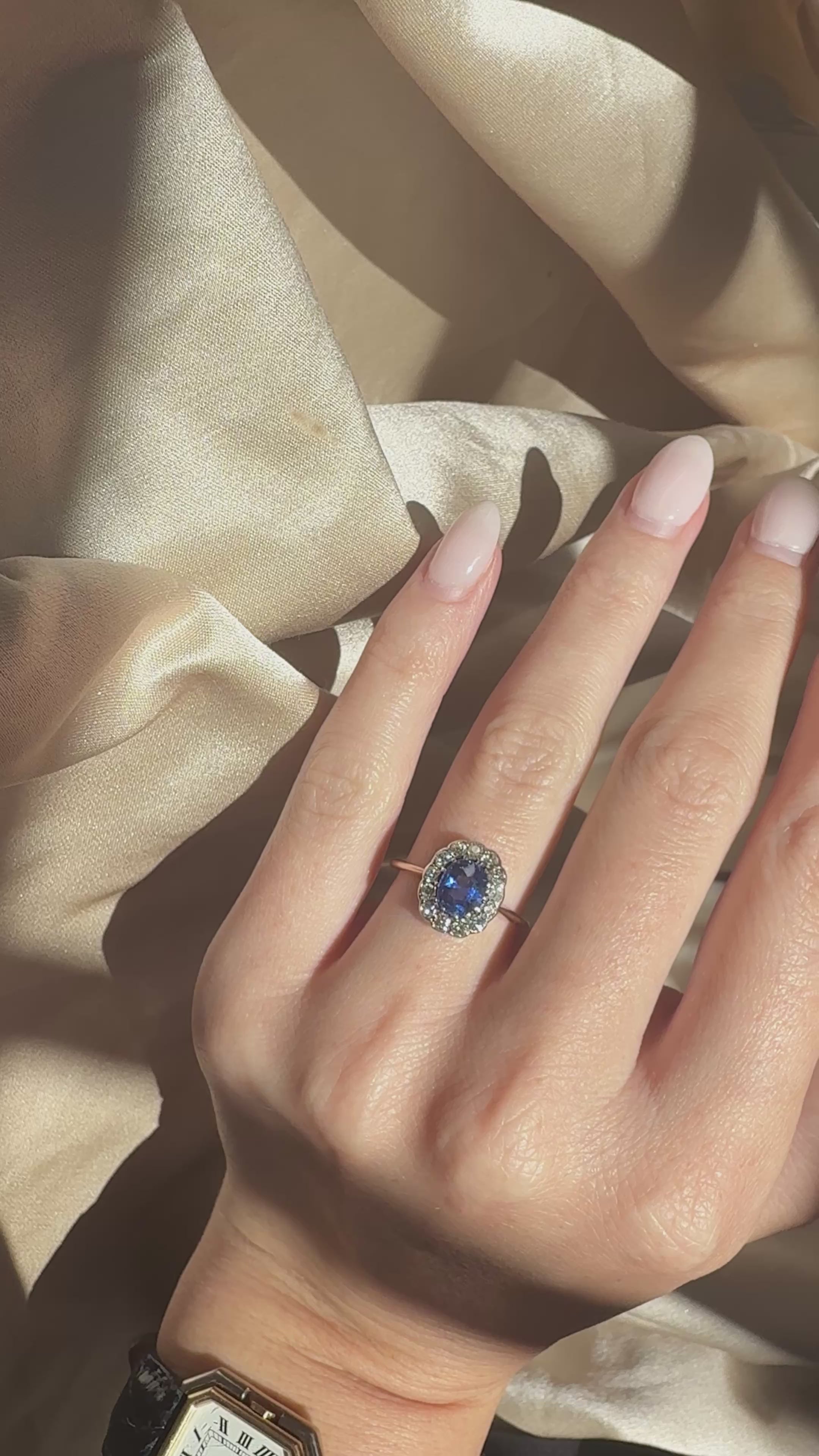 Old European cut diamond Rings