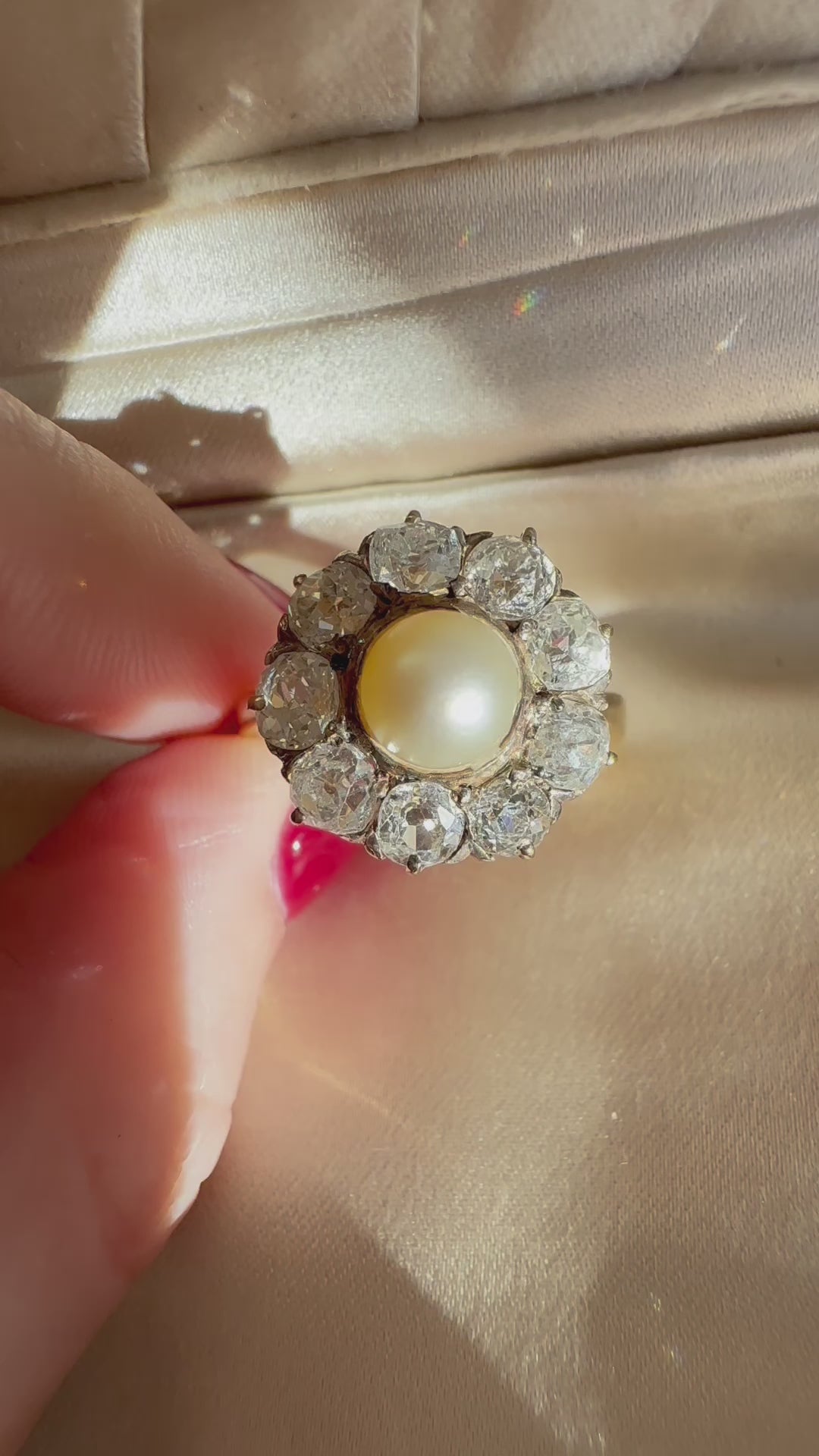 diamond in yellow gold setting