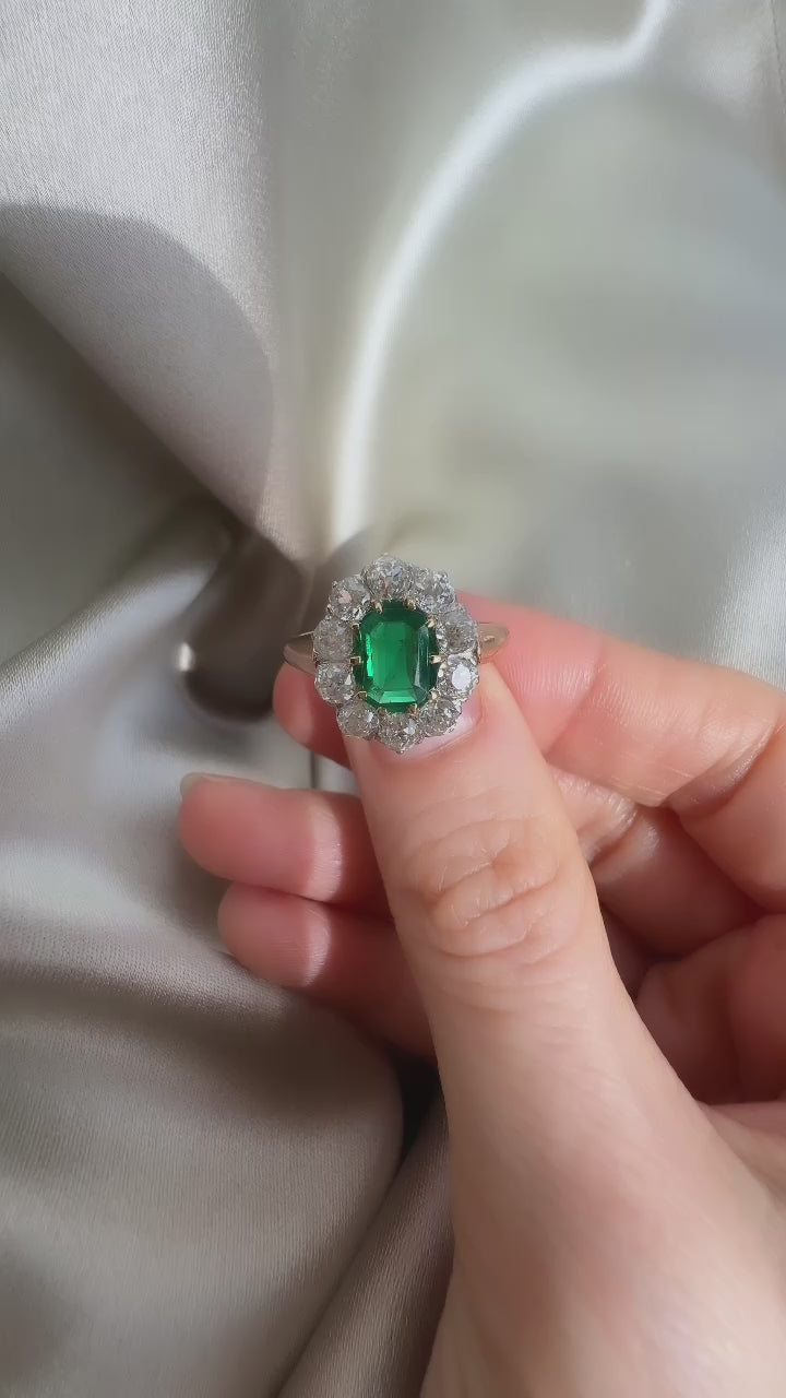 diamond in two-tone setting