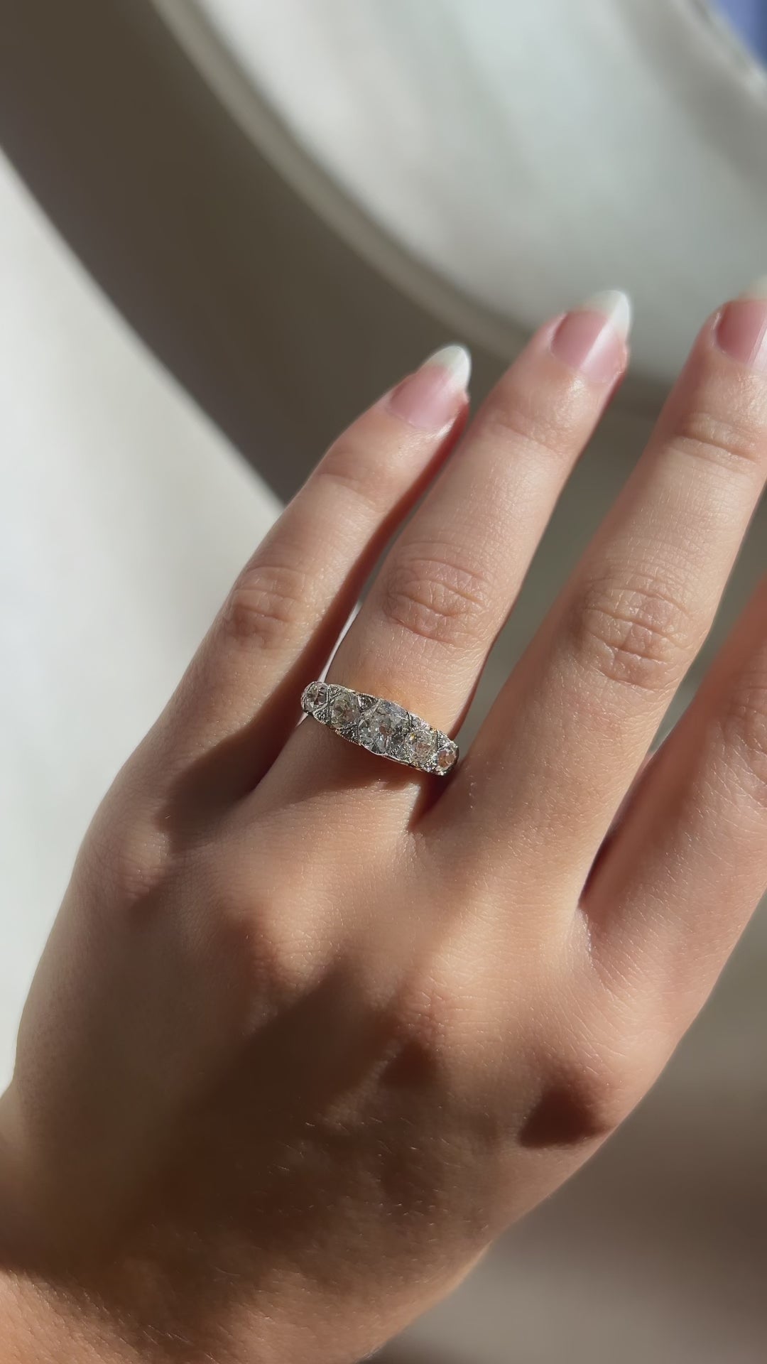 Less than 1  vintage engagement ring