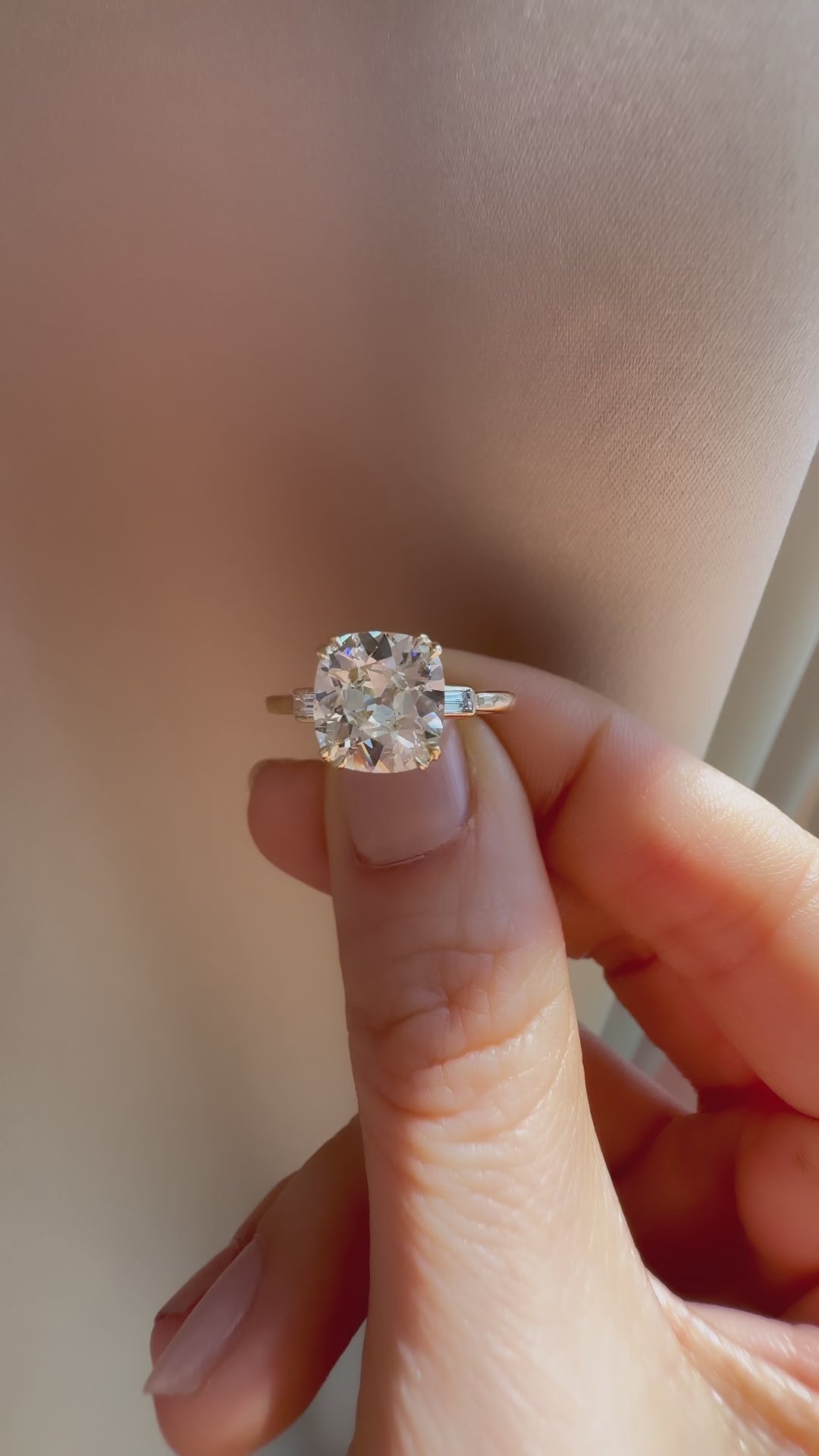 Old Mine cut diamond 