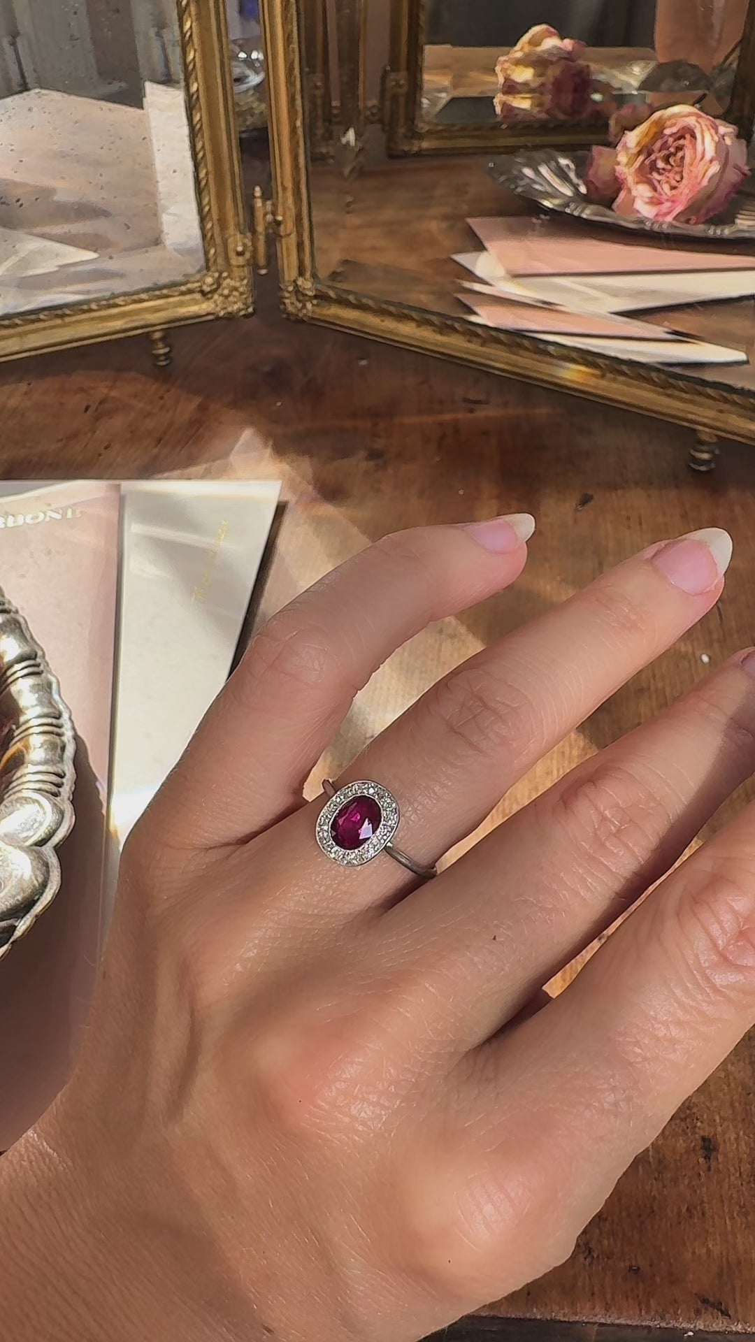 g-h-i color, in platinum setting