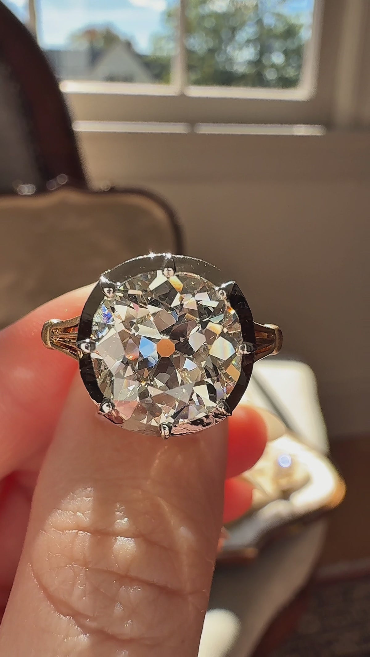 Old Mine cut diamond Engagement Rings