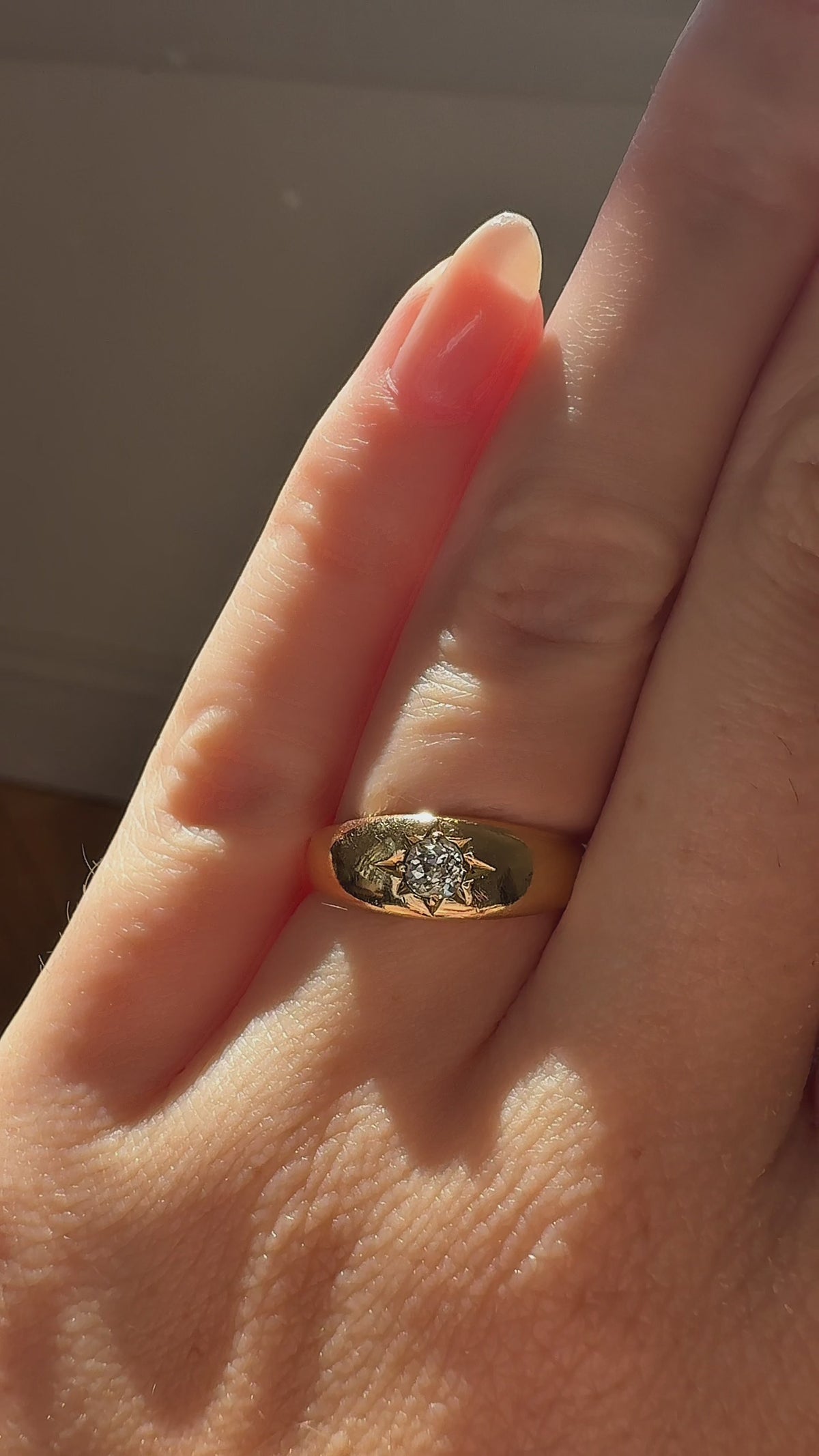  videos and images of vintage Rings-Old Mine cut diamond Rings