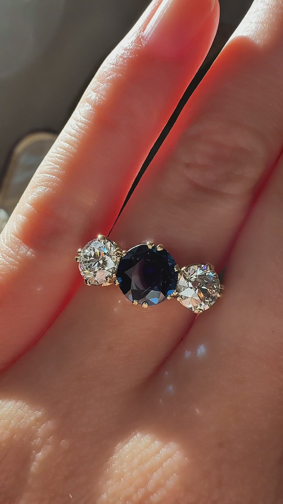 Old European cut diamond Engagement Rings