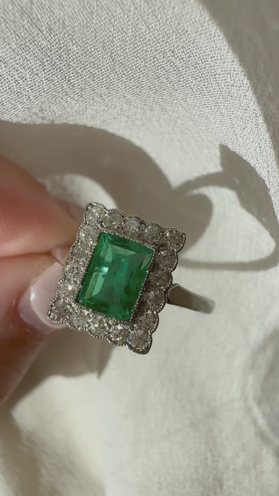 diamond in two-tone setting