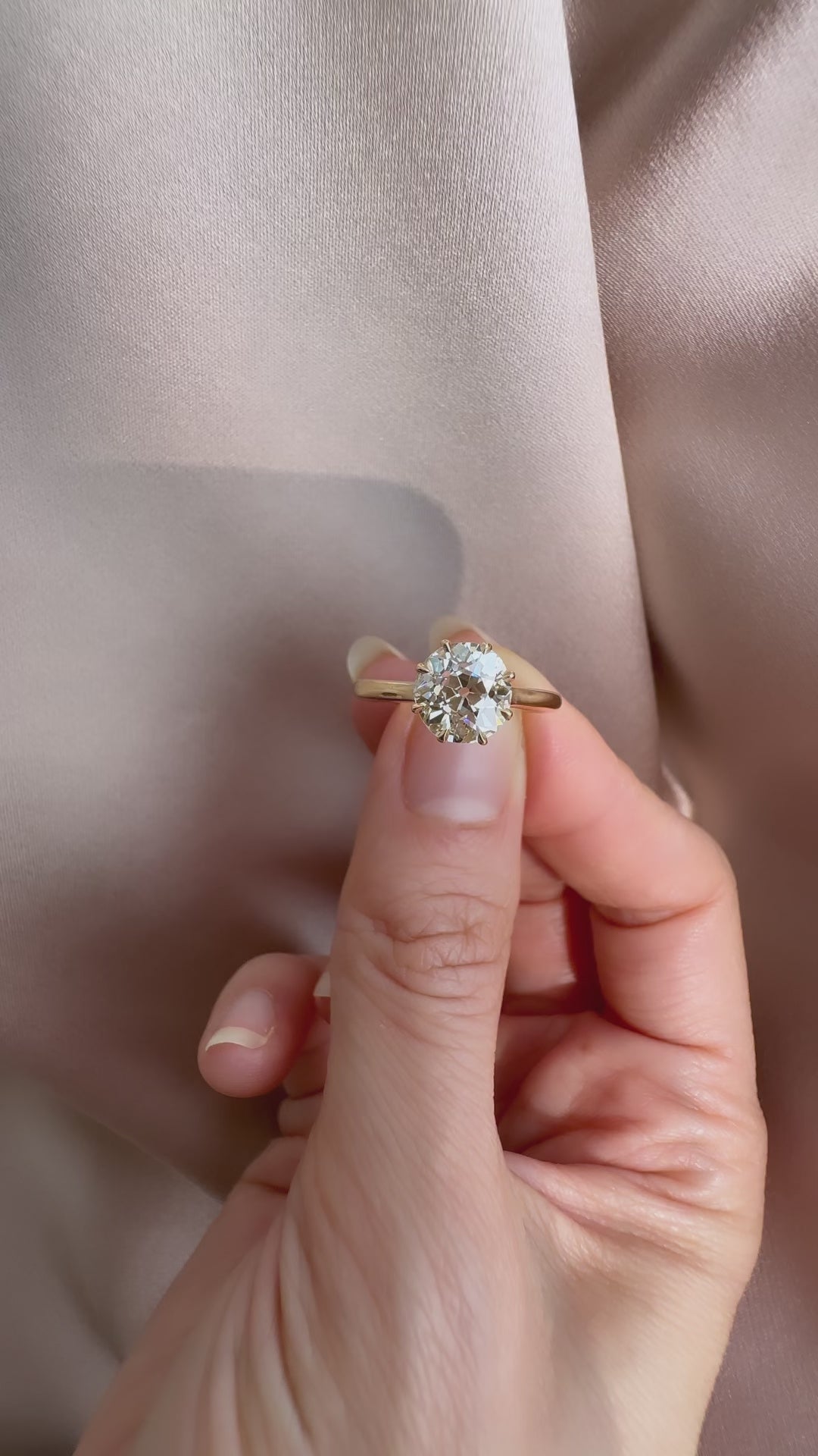 Old European cut diamond 