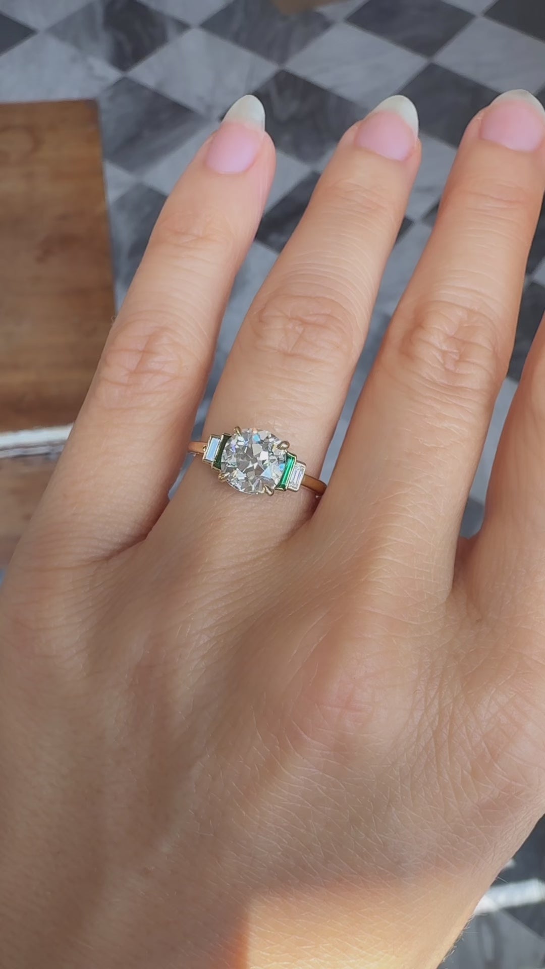 Old Mine cut diamond Rings