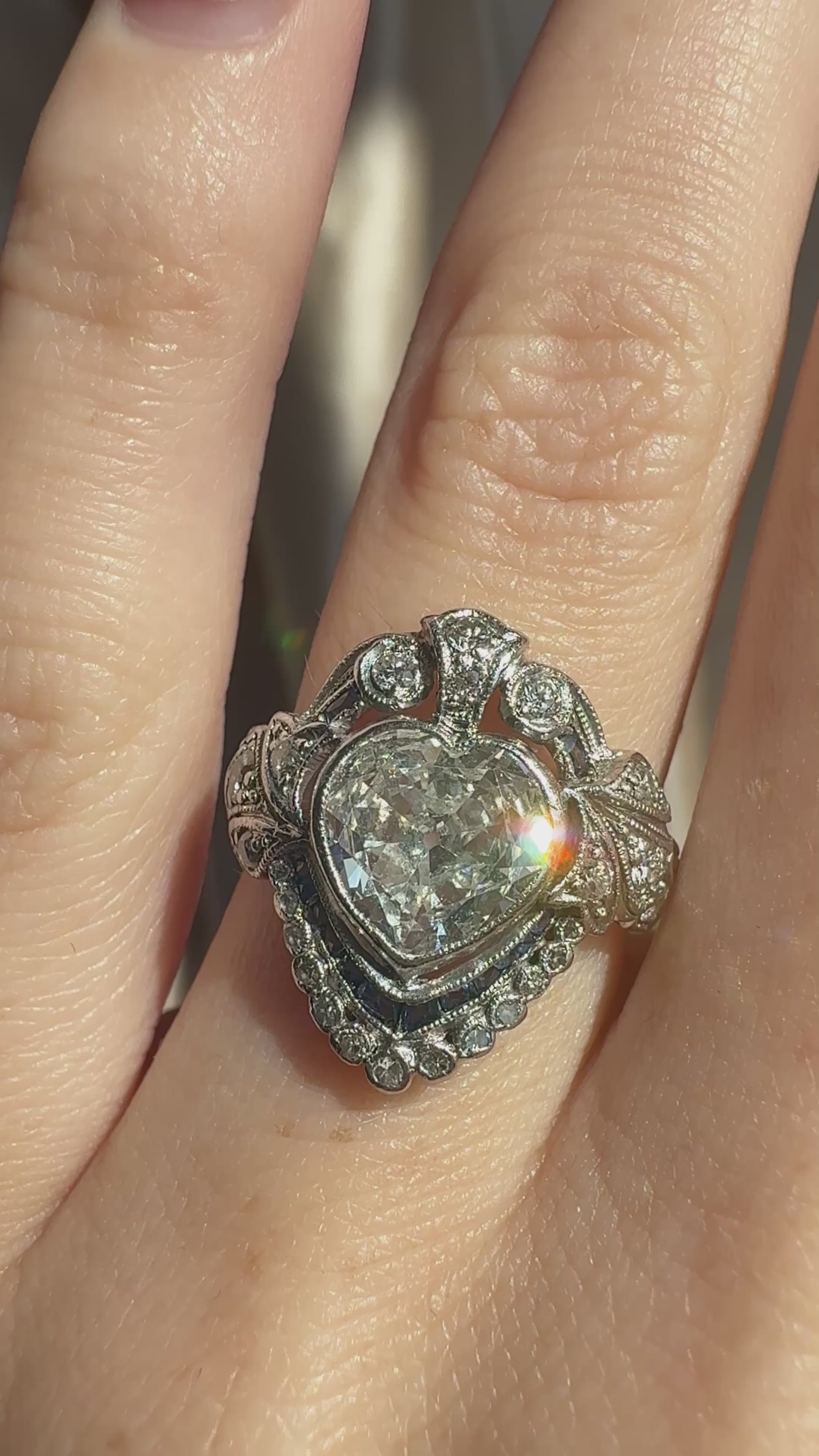  videos and images of vintage Rings-Solitaire diamond Rings