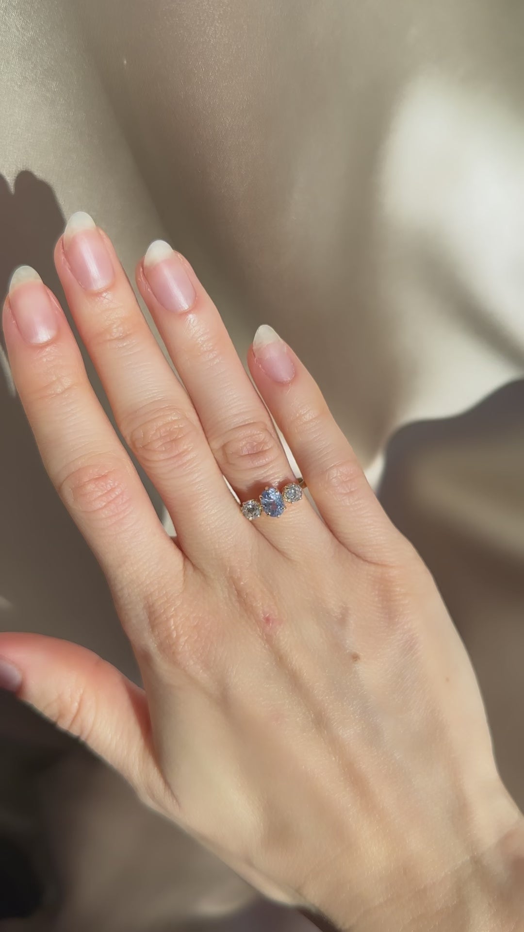 diamond in yellow gold setting