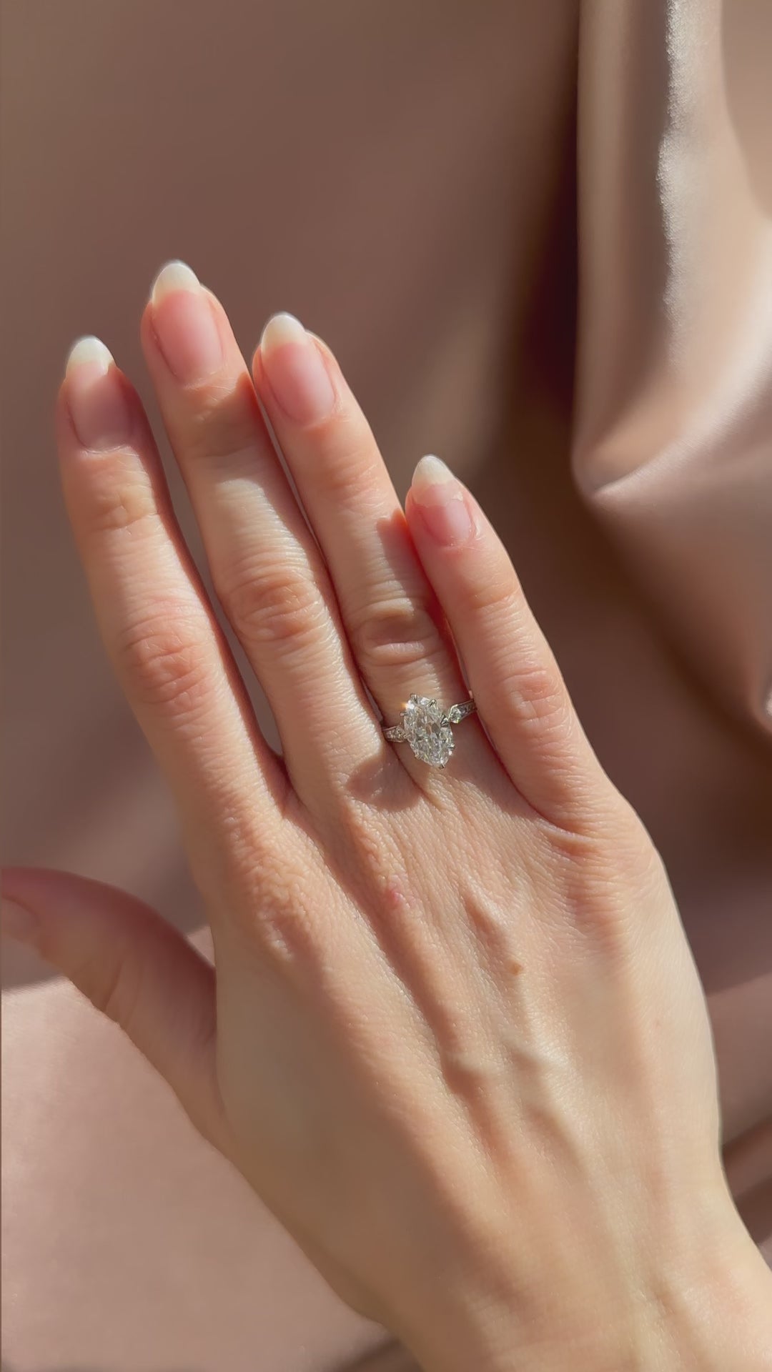 d-e-f color, vs clarity diamond in platinum setting