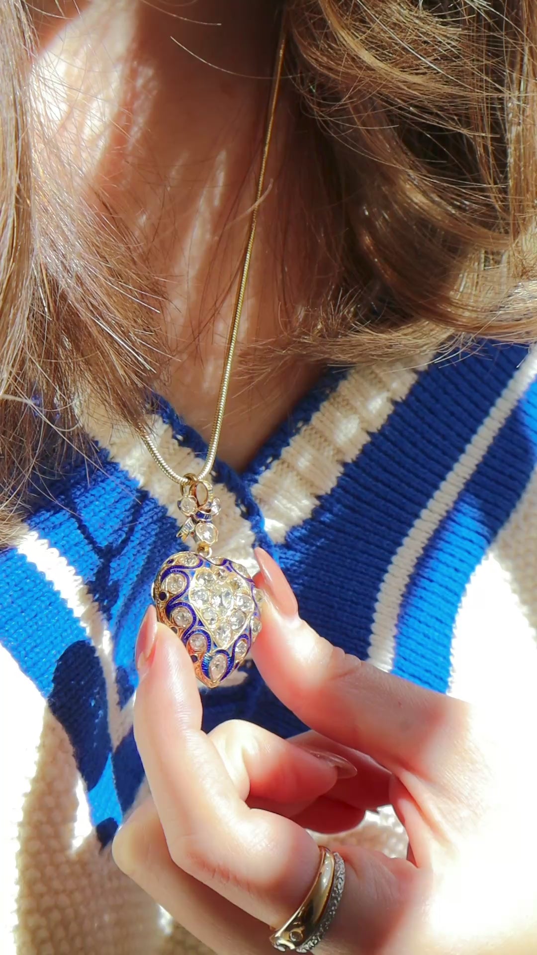 Old Mine cut diamond Charms & Pendants