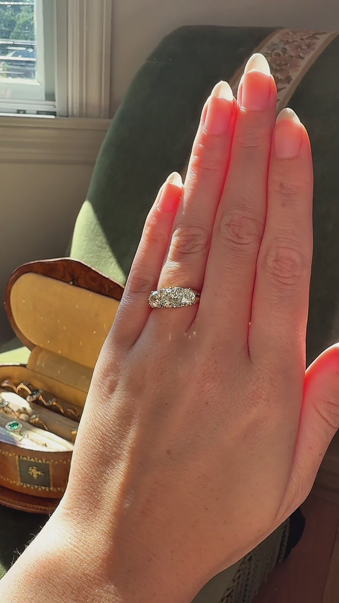 videos and images of vintage Uncategorized-Old Mine cut diamond Uncategorized