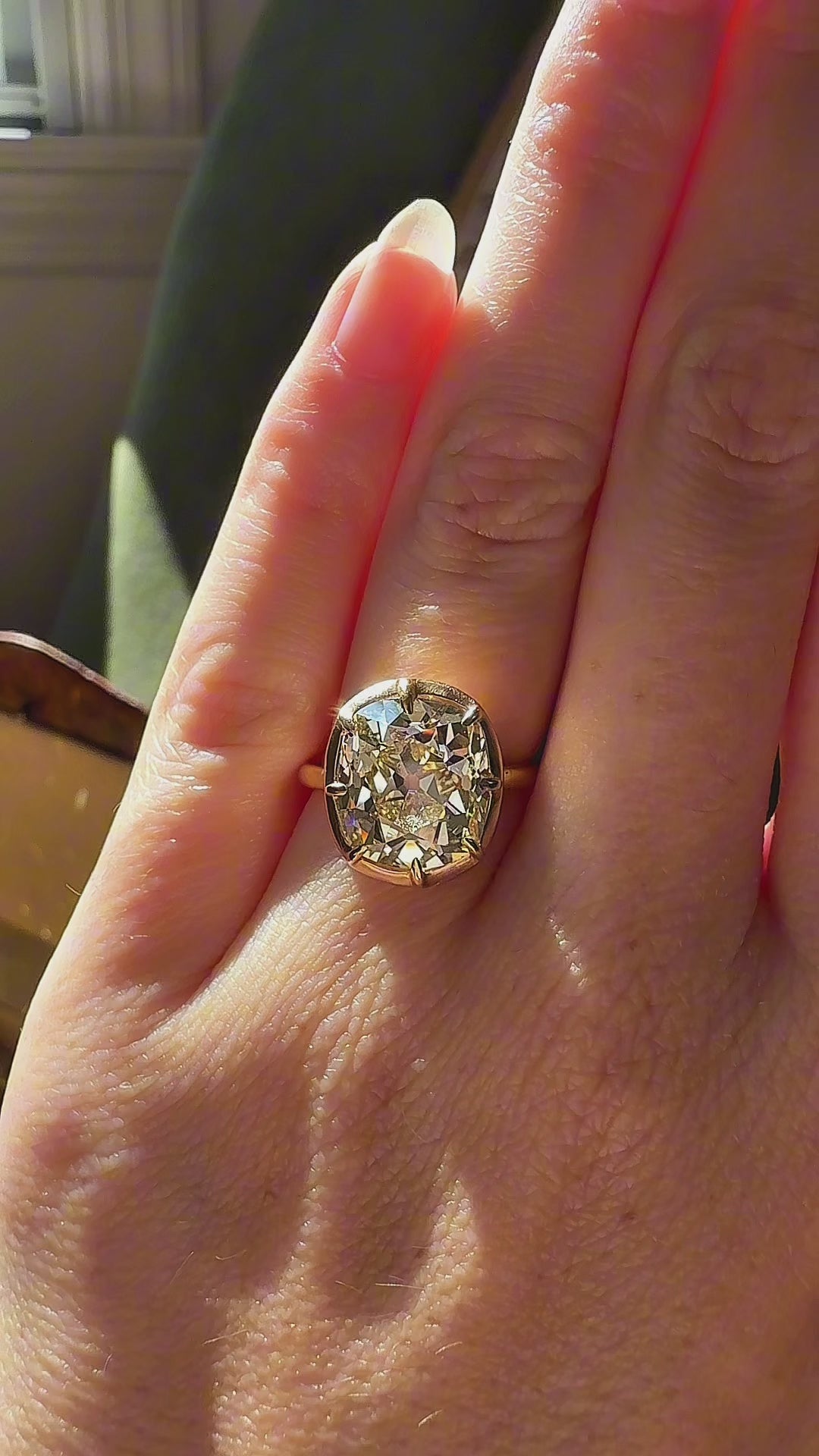  videos and images of vintage Rings-Old Mine cut diamond Rings