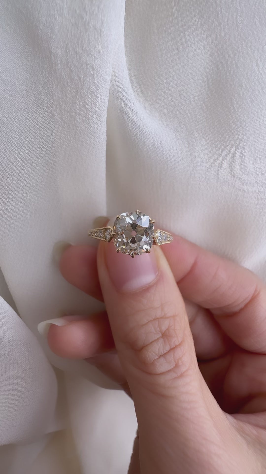 Old Mine cut diamond 