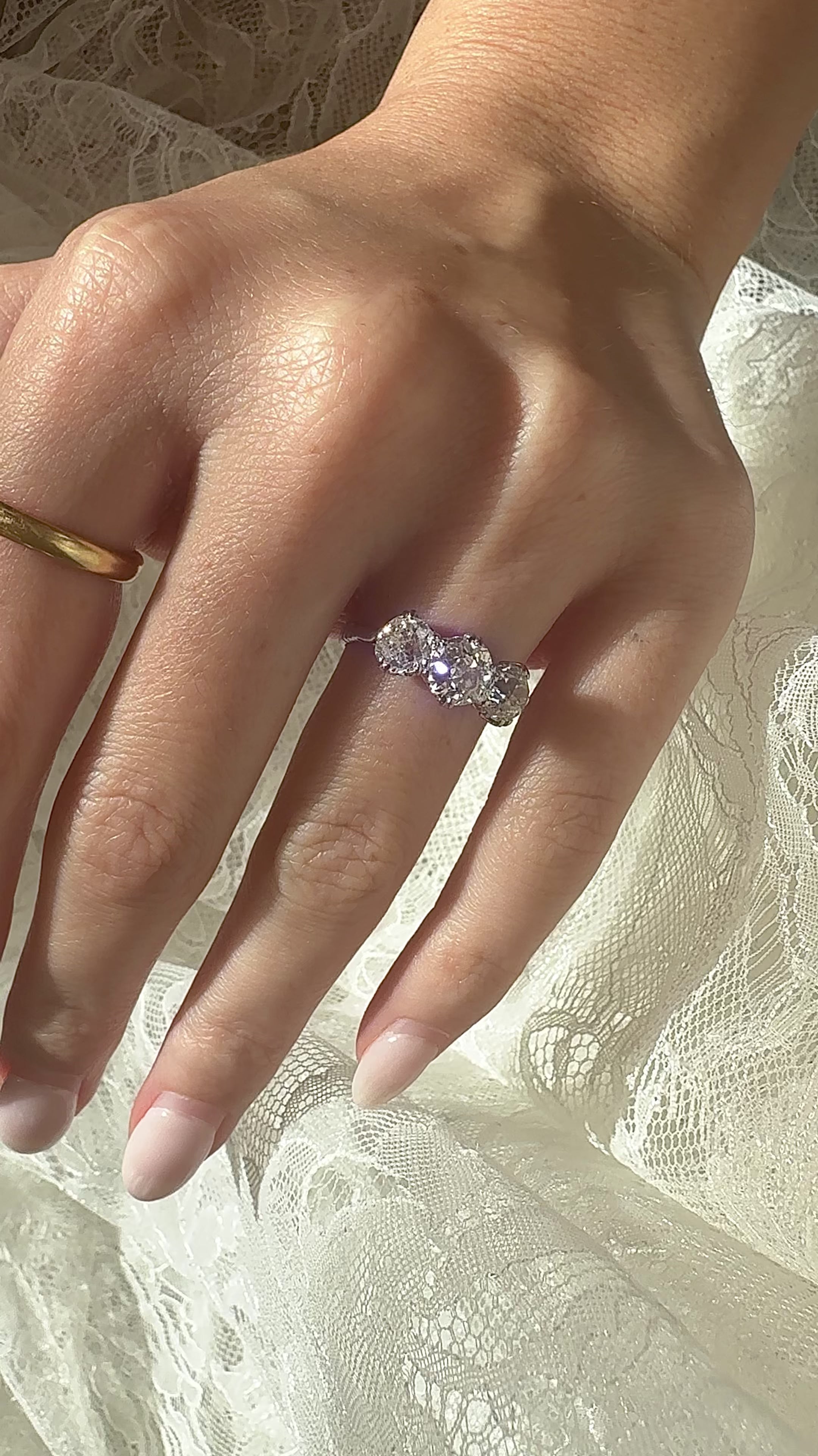 Old Mine cut diamond Rings