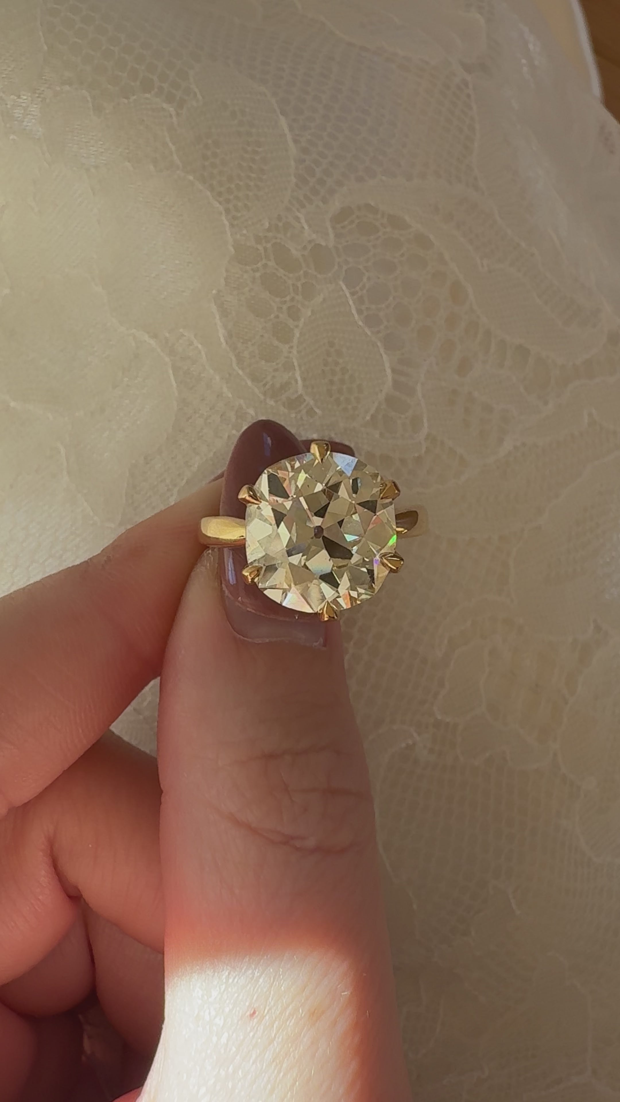 Old Mine cut diamond Rings