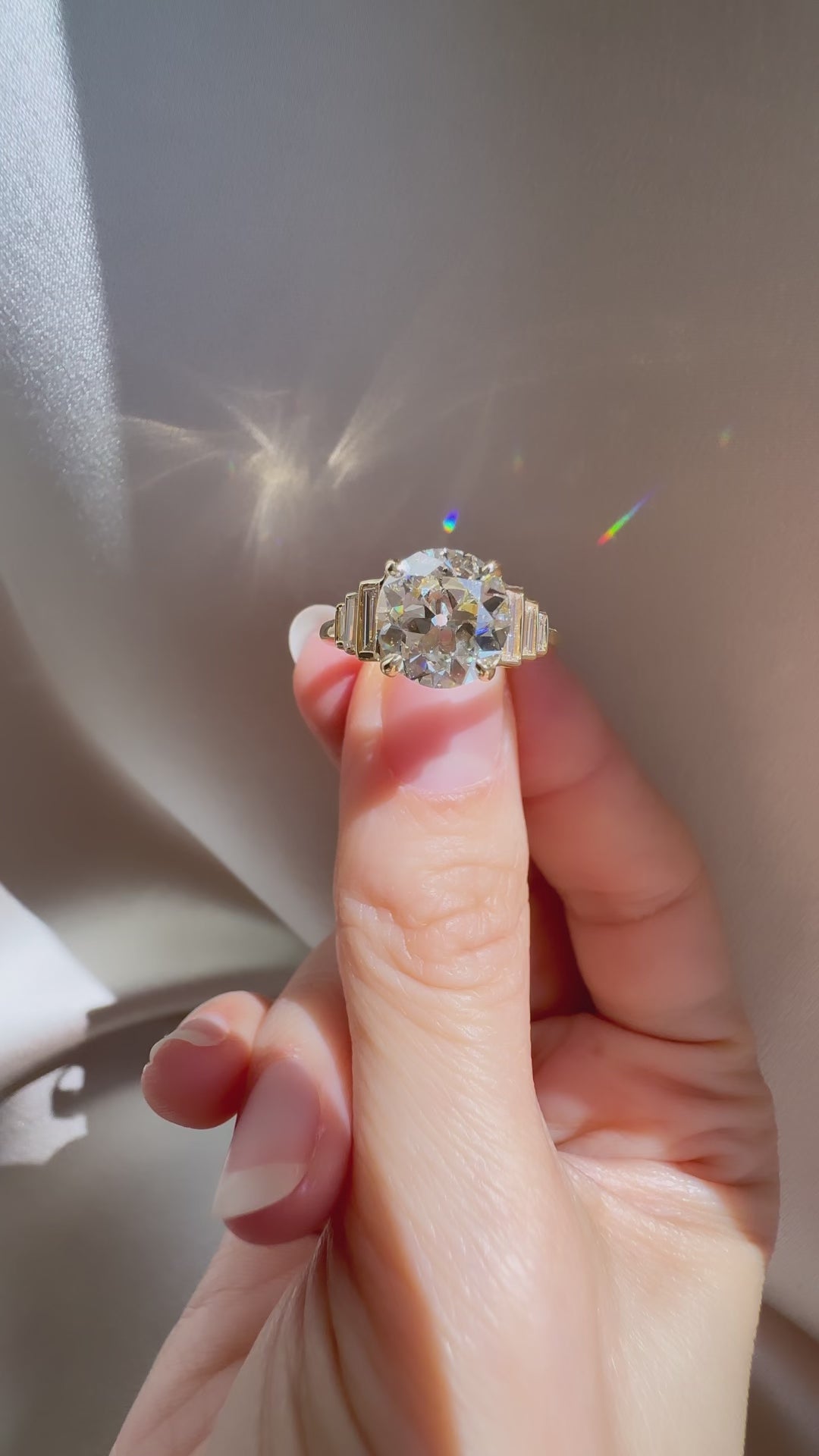 Old European cut diamond 