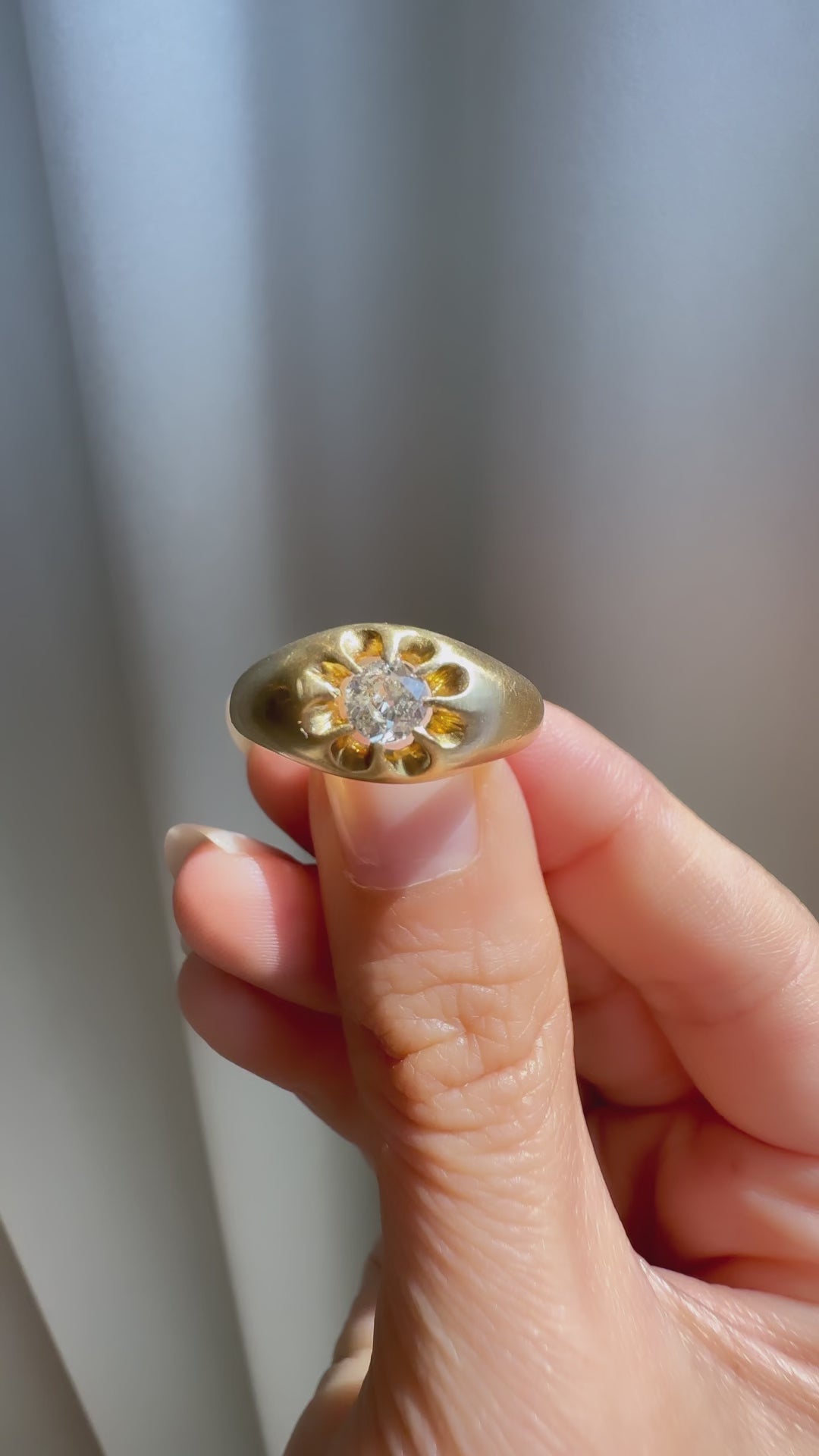 Old European cut diamond 