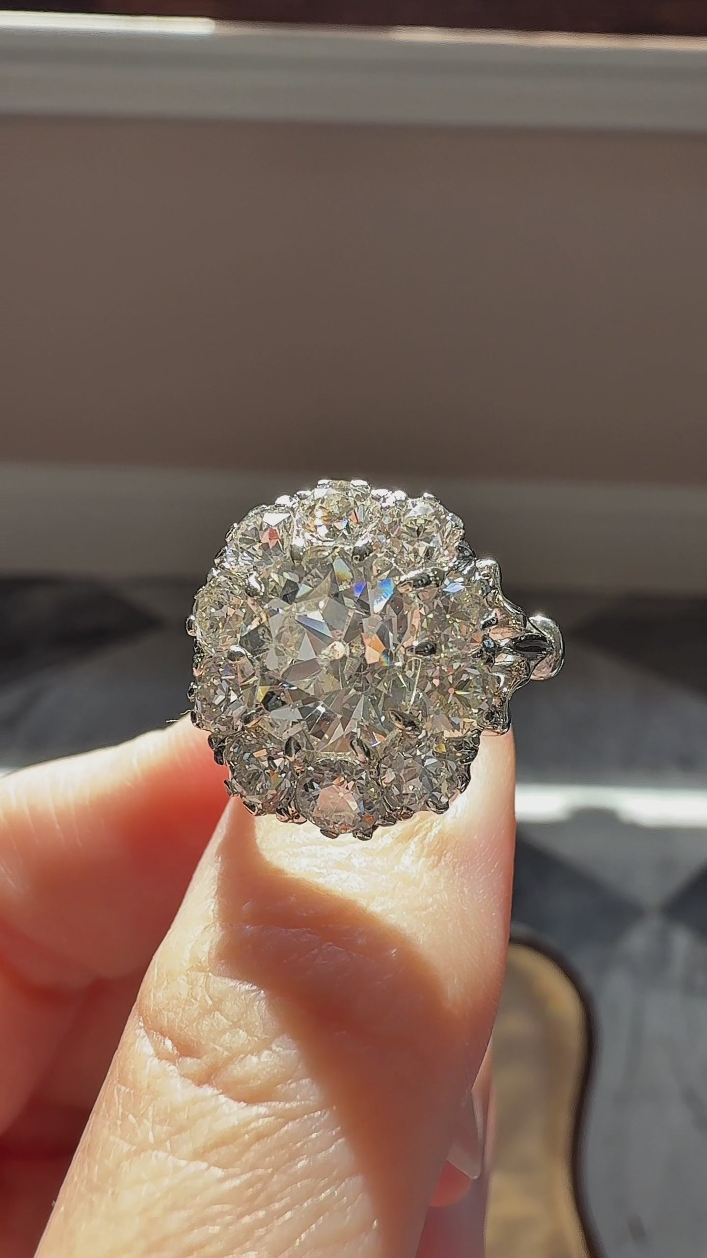 Old Mine cut diamond Engagement Rings
