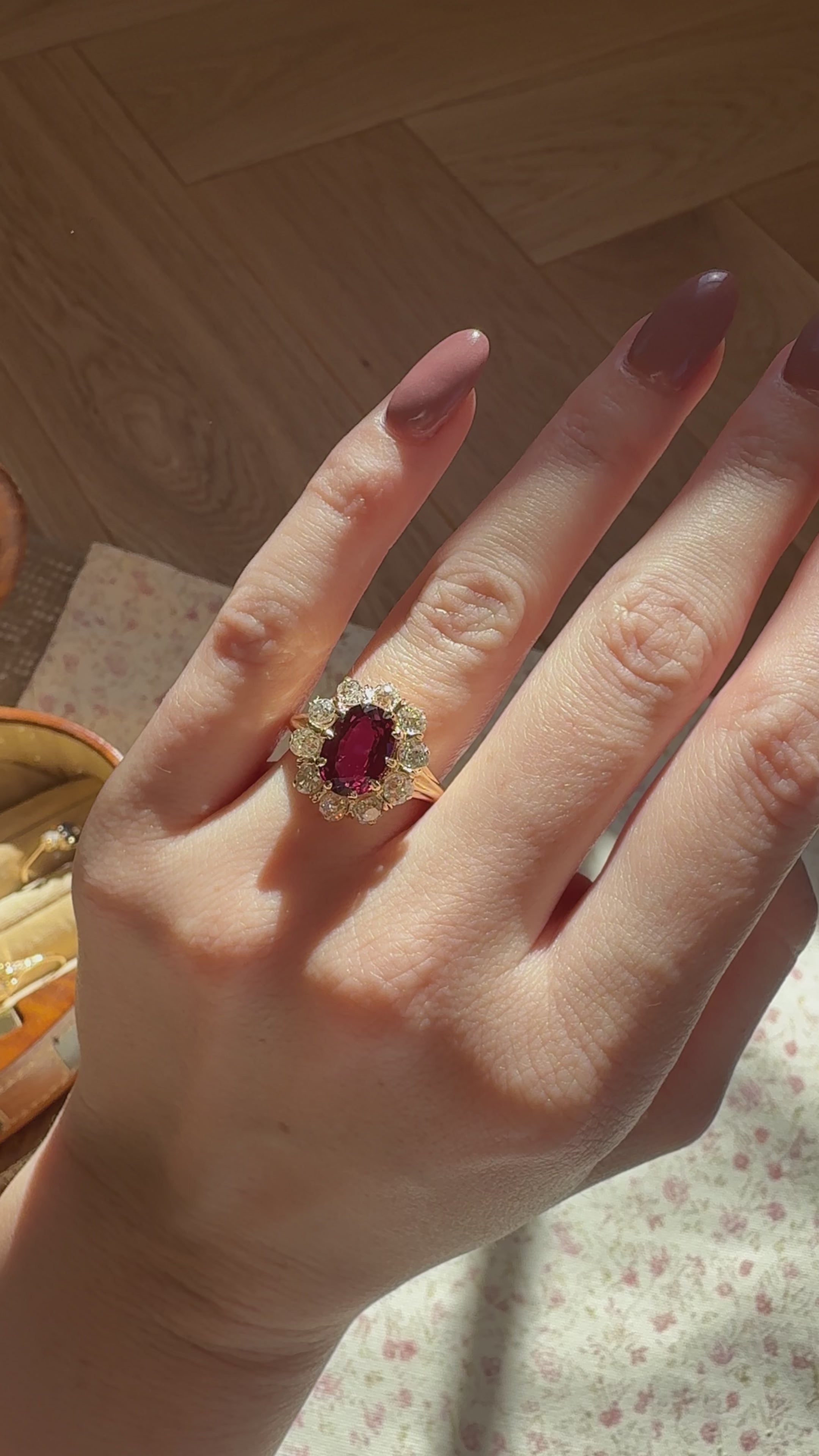 Old Mine cut diamond Rings