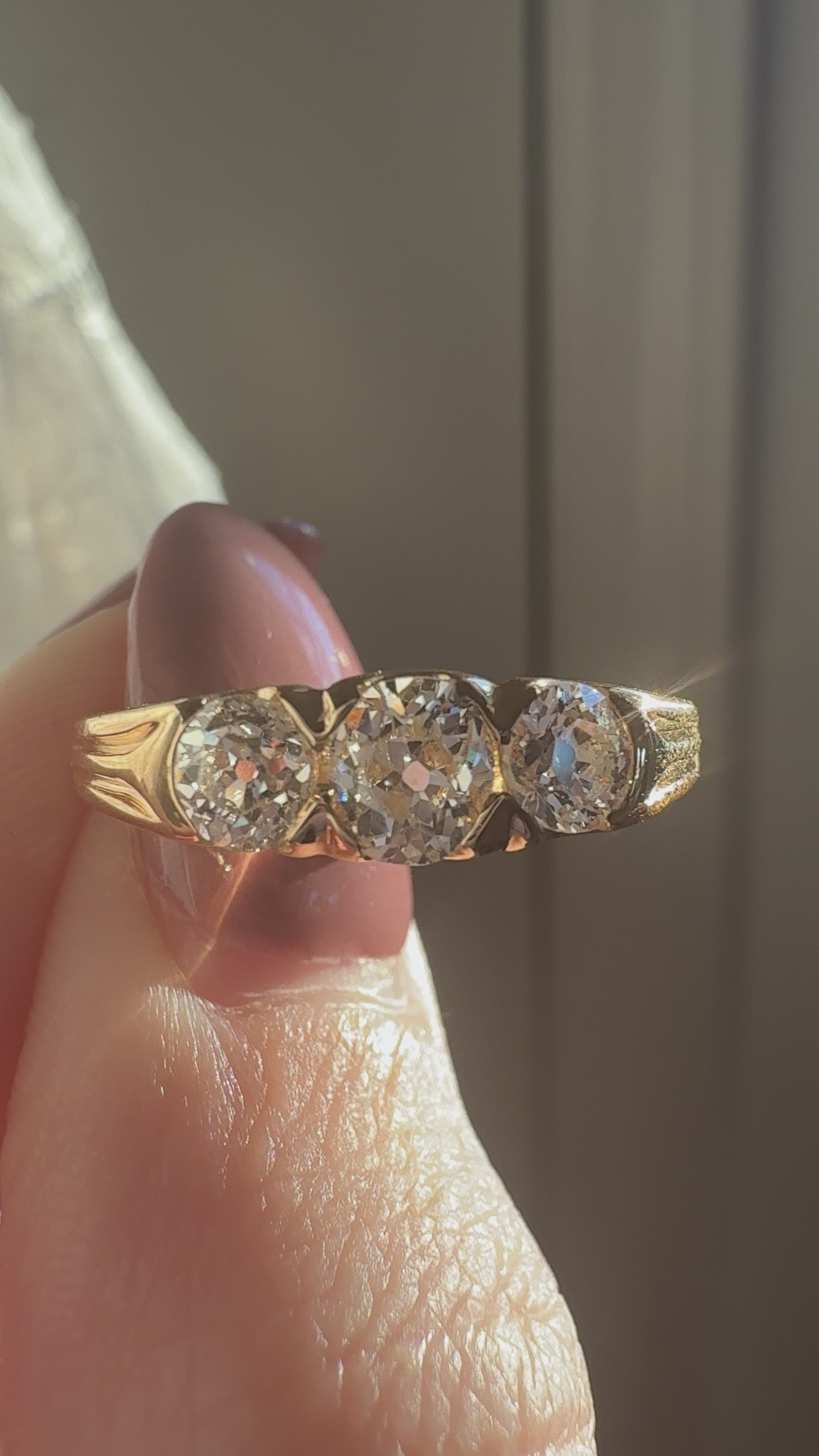 Less than 1  vintage engagement ring