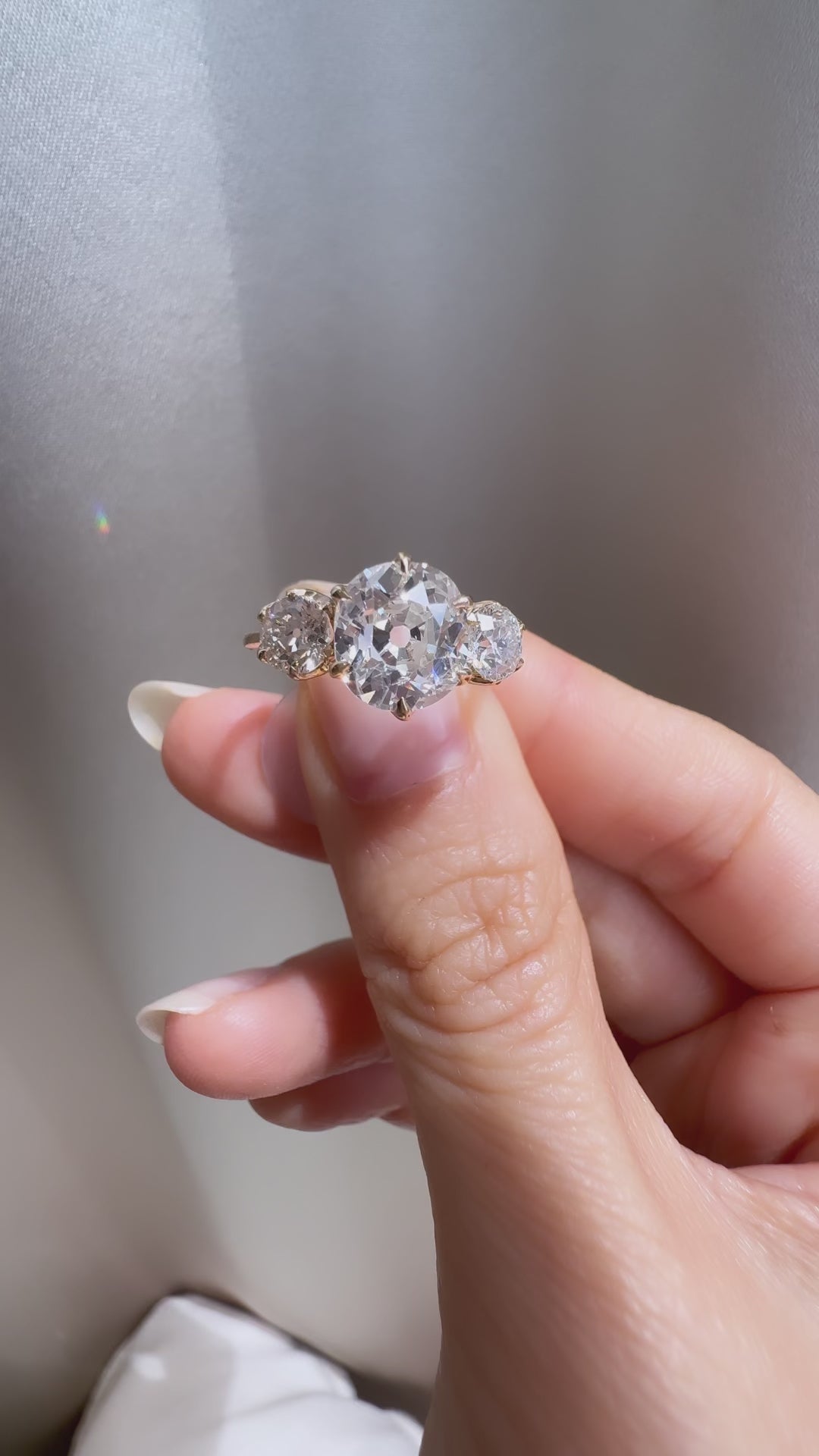 Old European cut diamond 