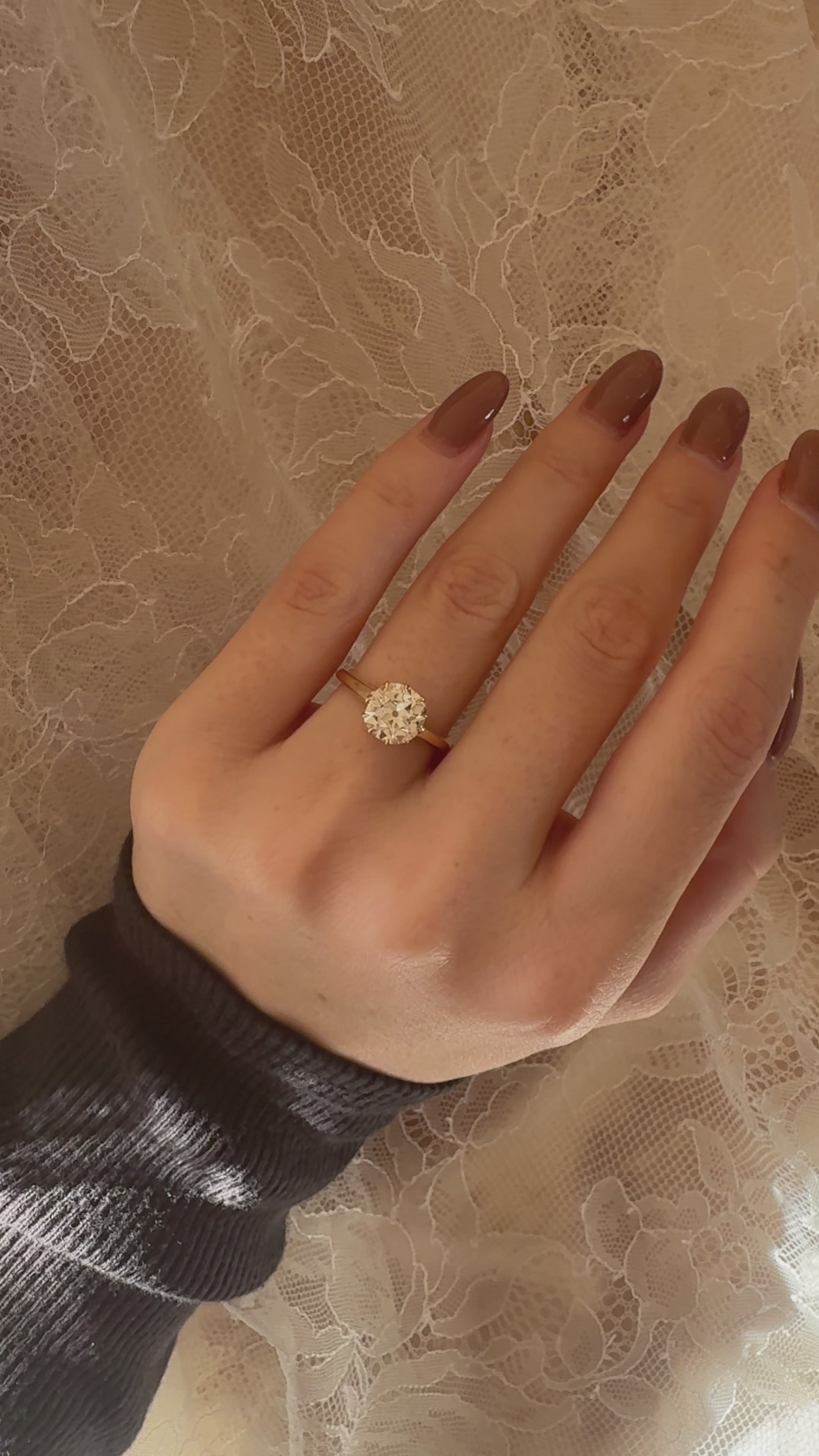 Old Mine cut diamond Rings