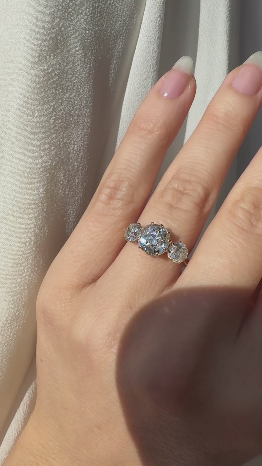 Old Mine cut diamond Rings