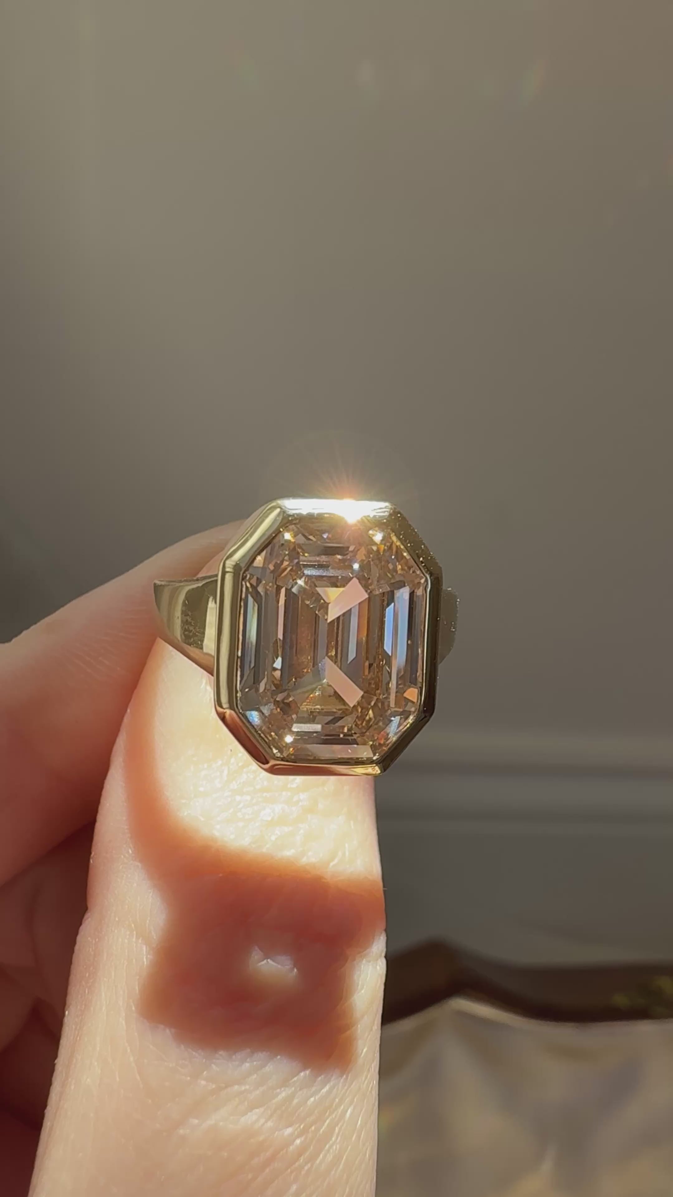  videos and images of vintage Rings-Step  cut diamond Rings