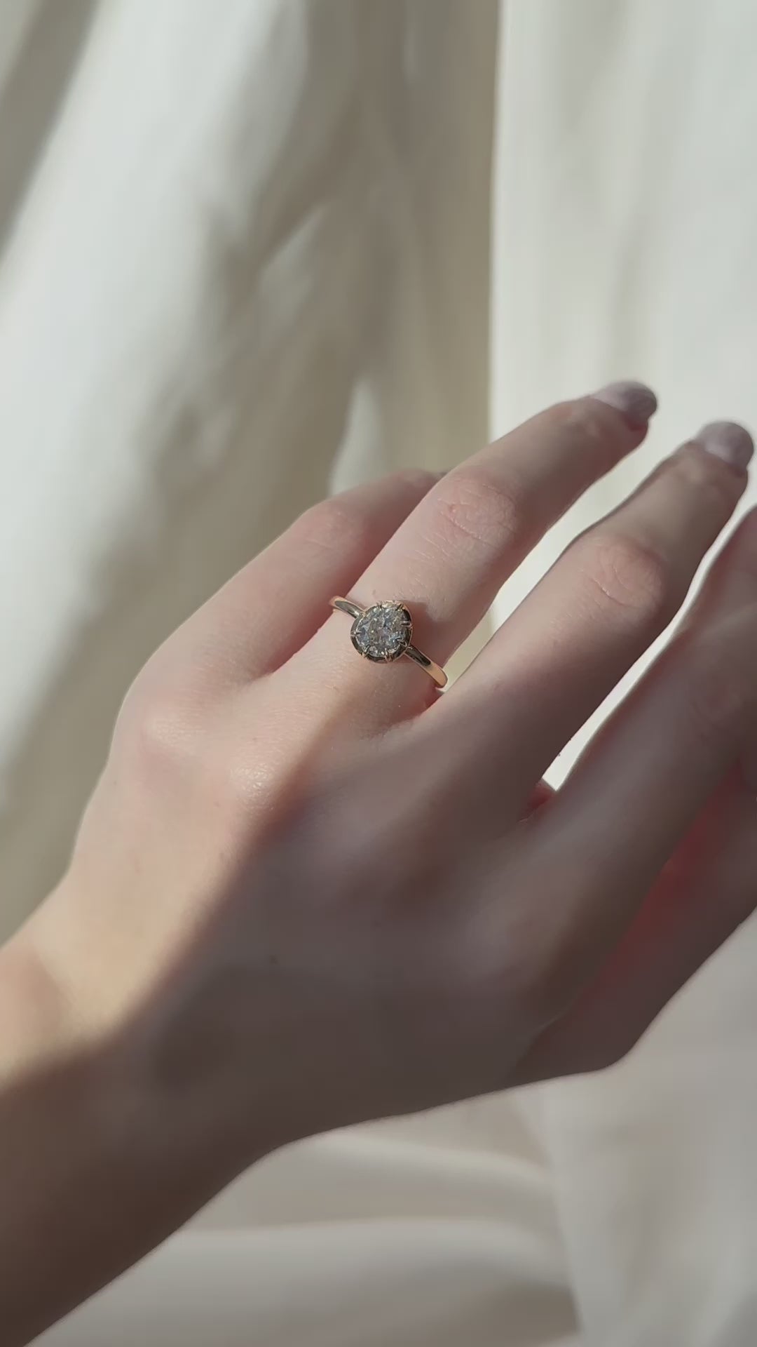 Pear cut diamond Rings