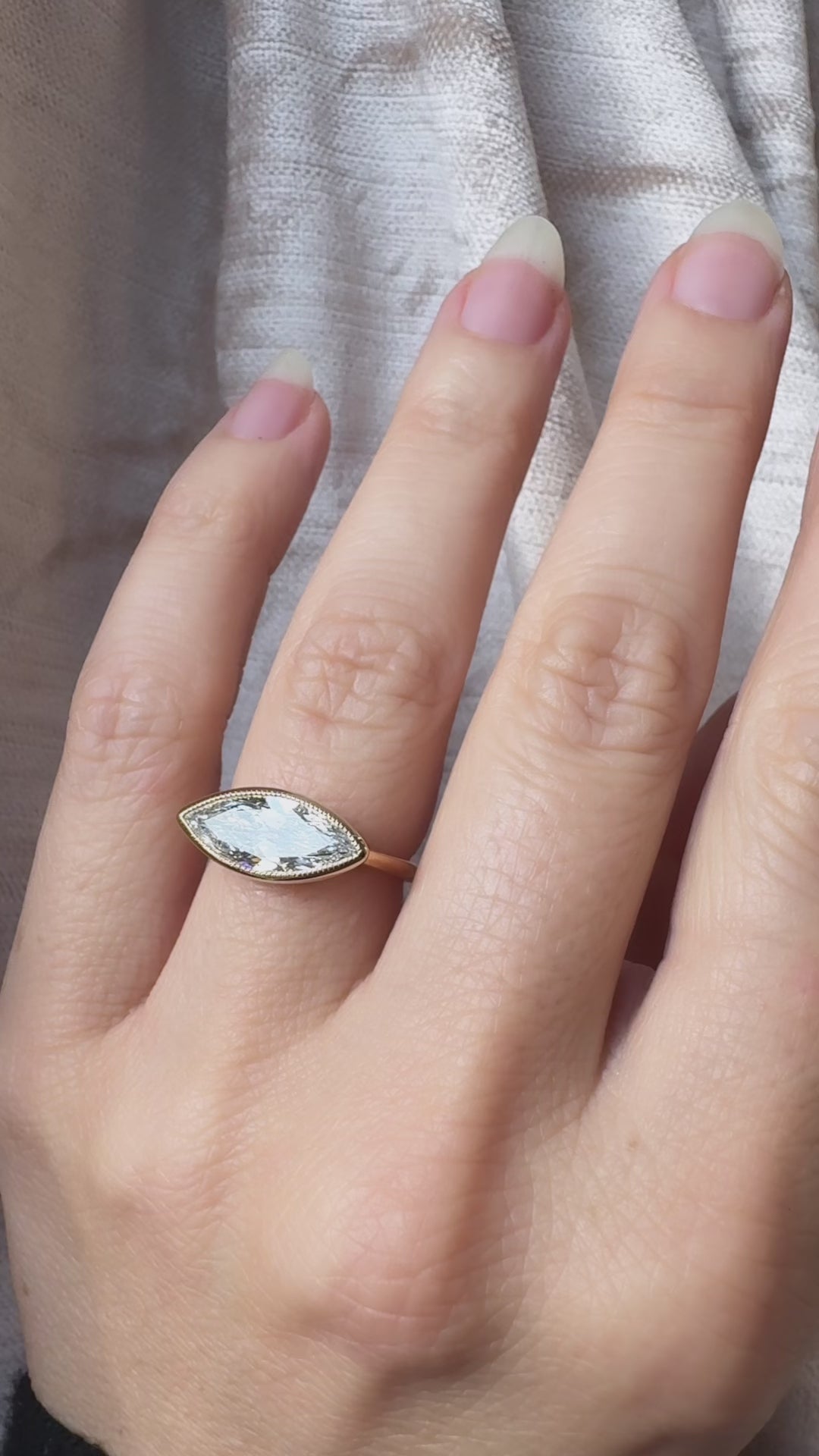 Solitaire Marquise/Oval cut diamond Rings