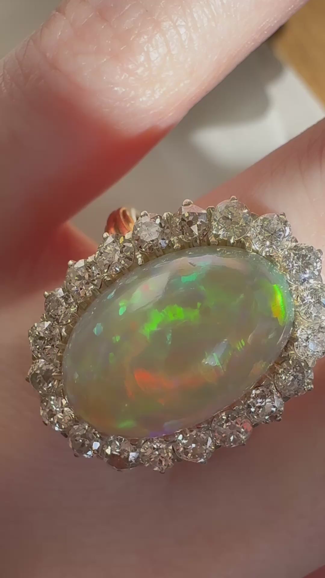 Cocktail Old European cut diamond Rings