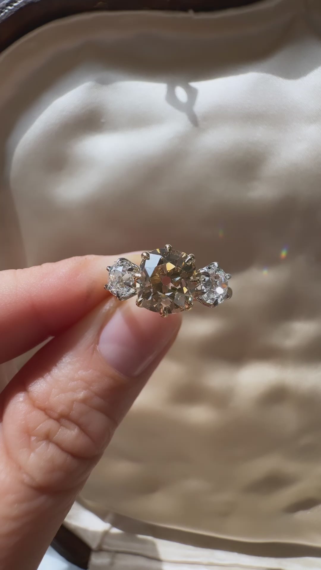  videos and images of vintage Uncategorized-Old Mine cut diamond Uncategorized