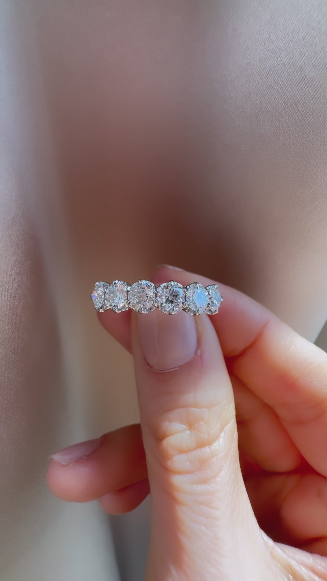 diamond in two-tone setting