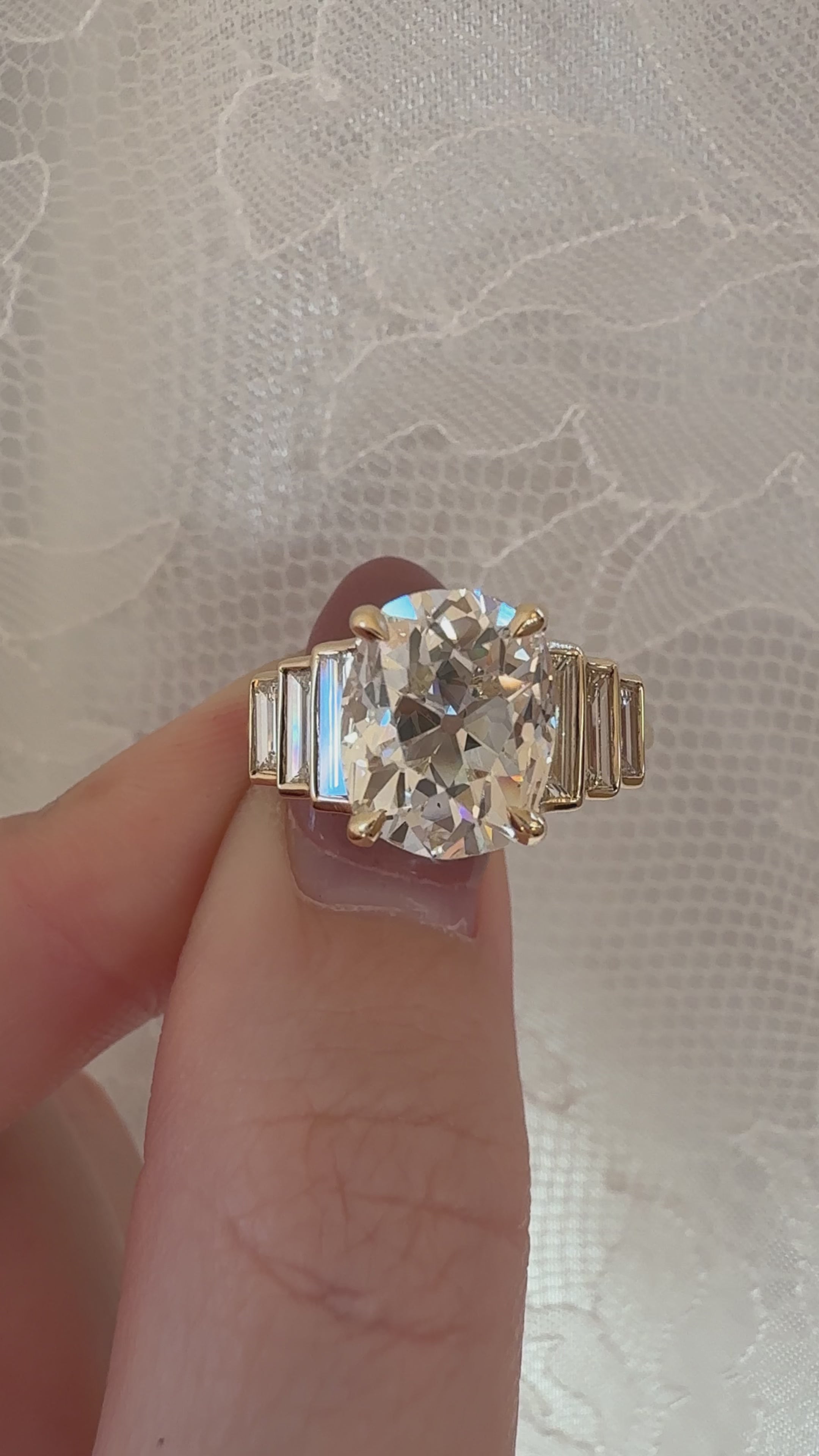 Old Mine cut diamond Rings