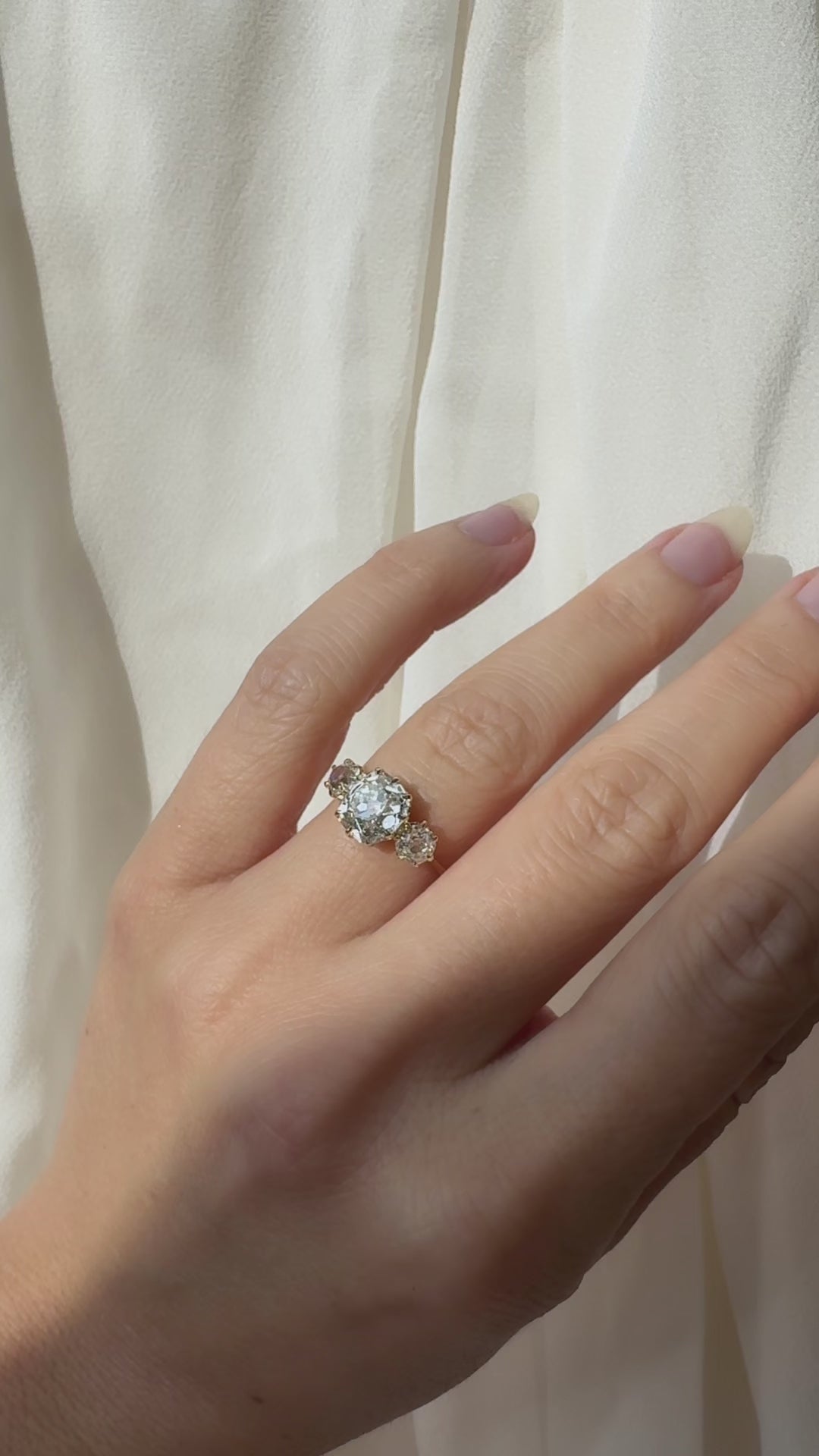 Old Mine cut diamond Rings