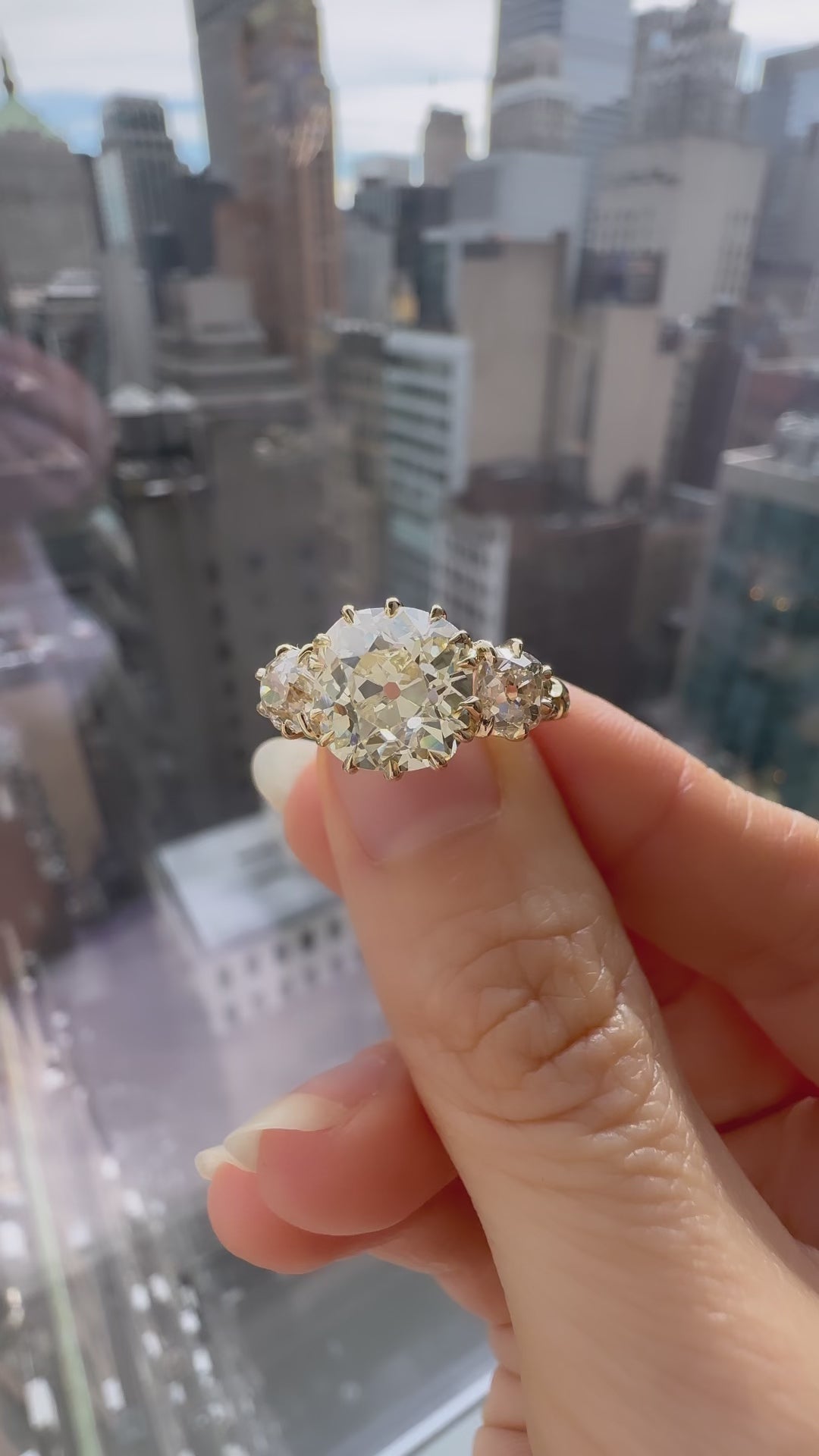 Old Mine cut diamond 