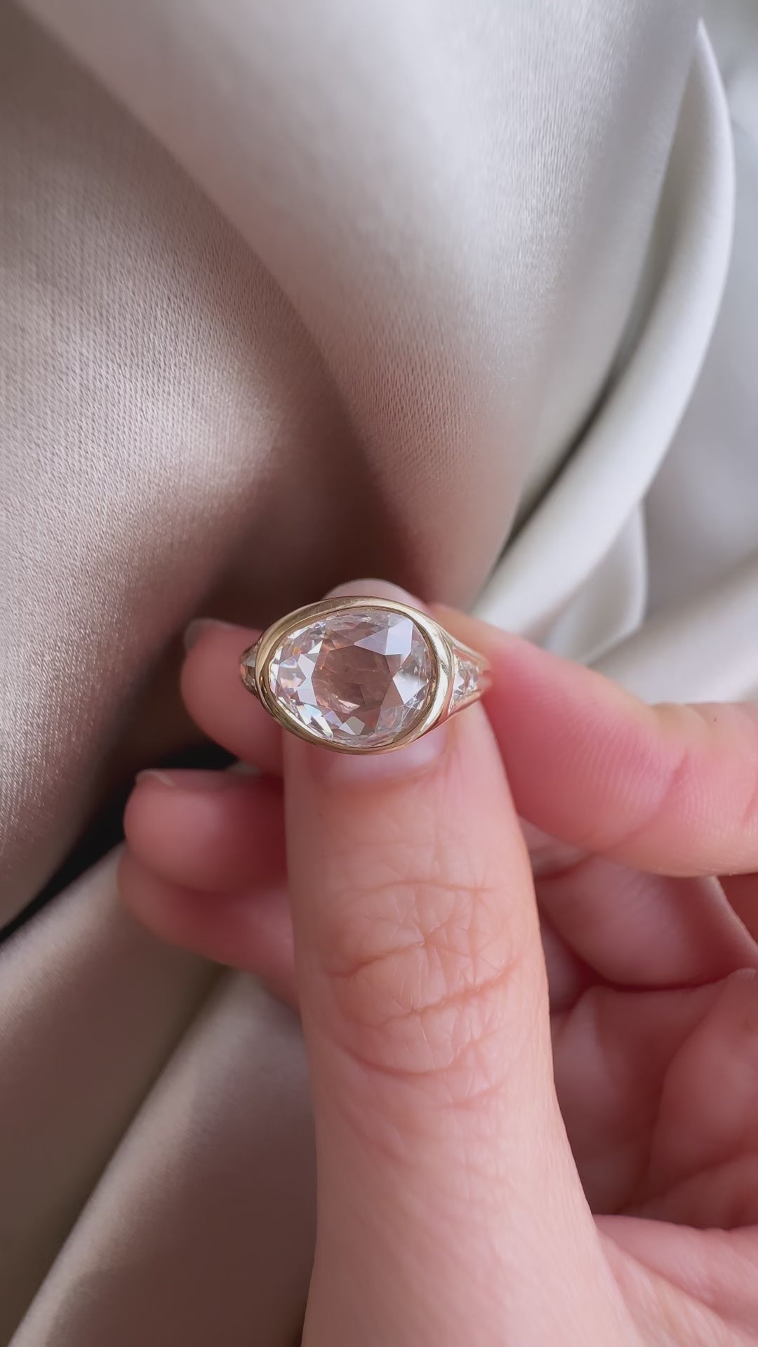 Old Mine cut diamond 