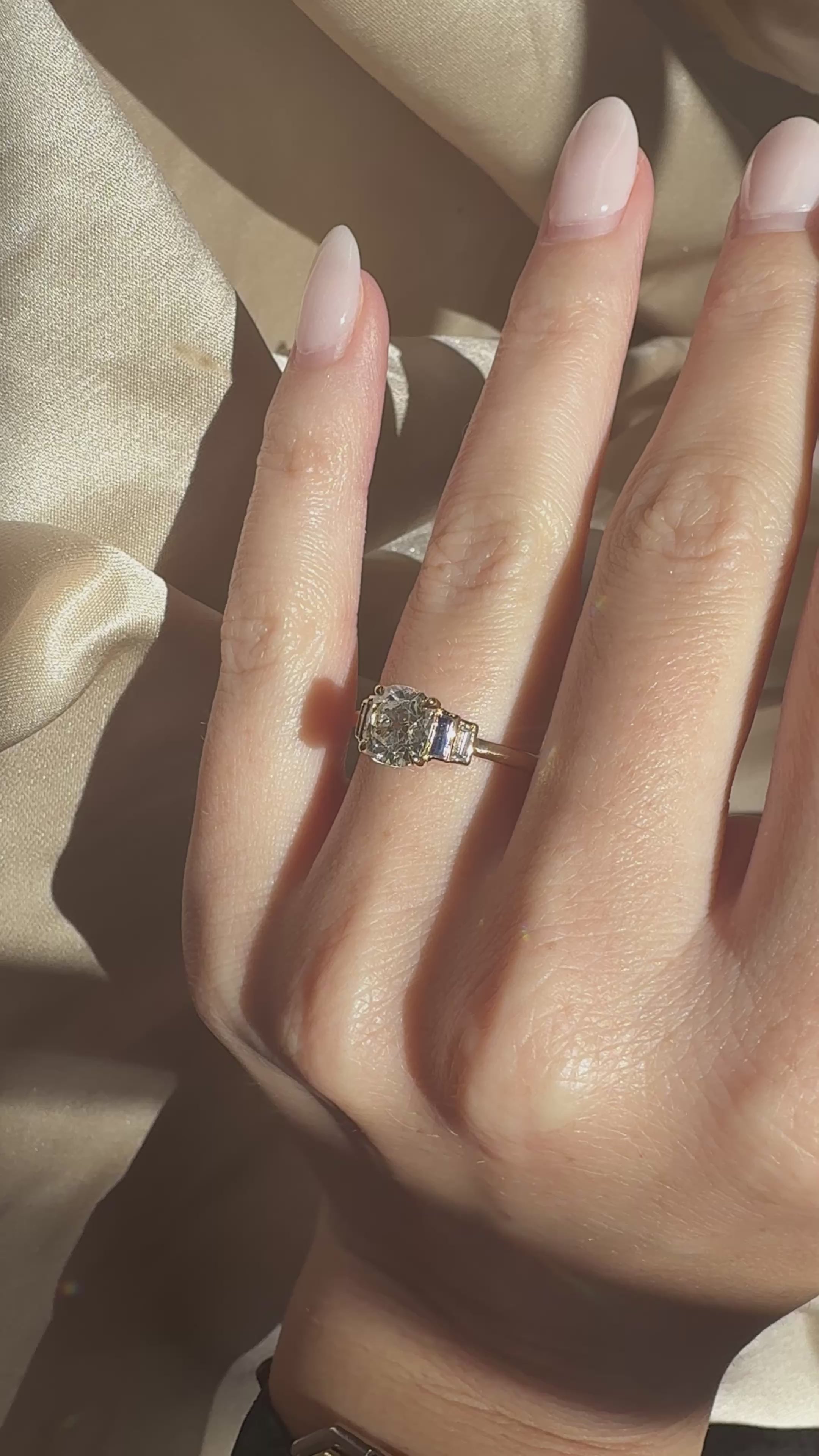 Old Mine cut diamond Rings