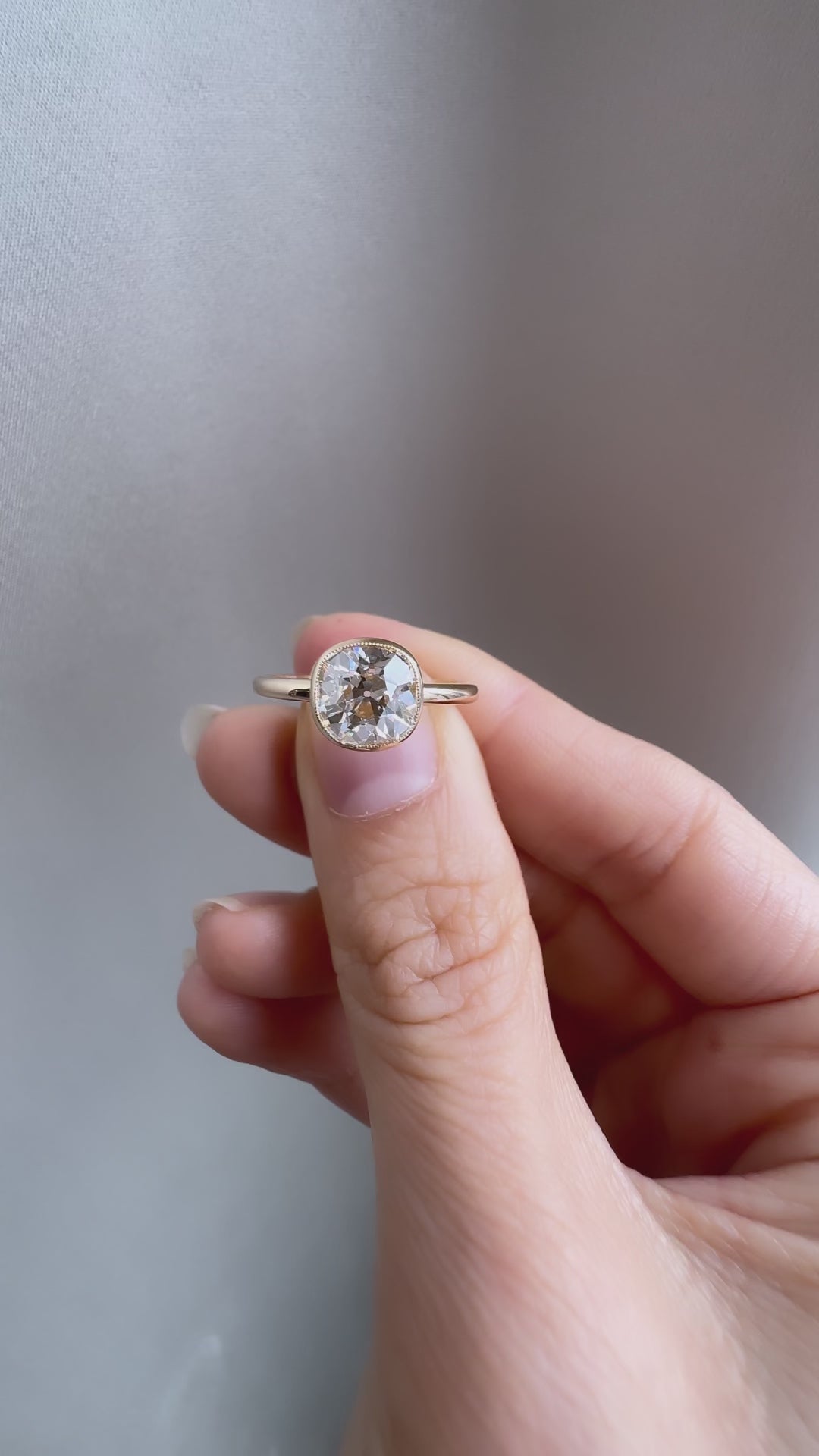 Old Mine cut diamond 