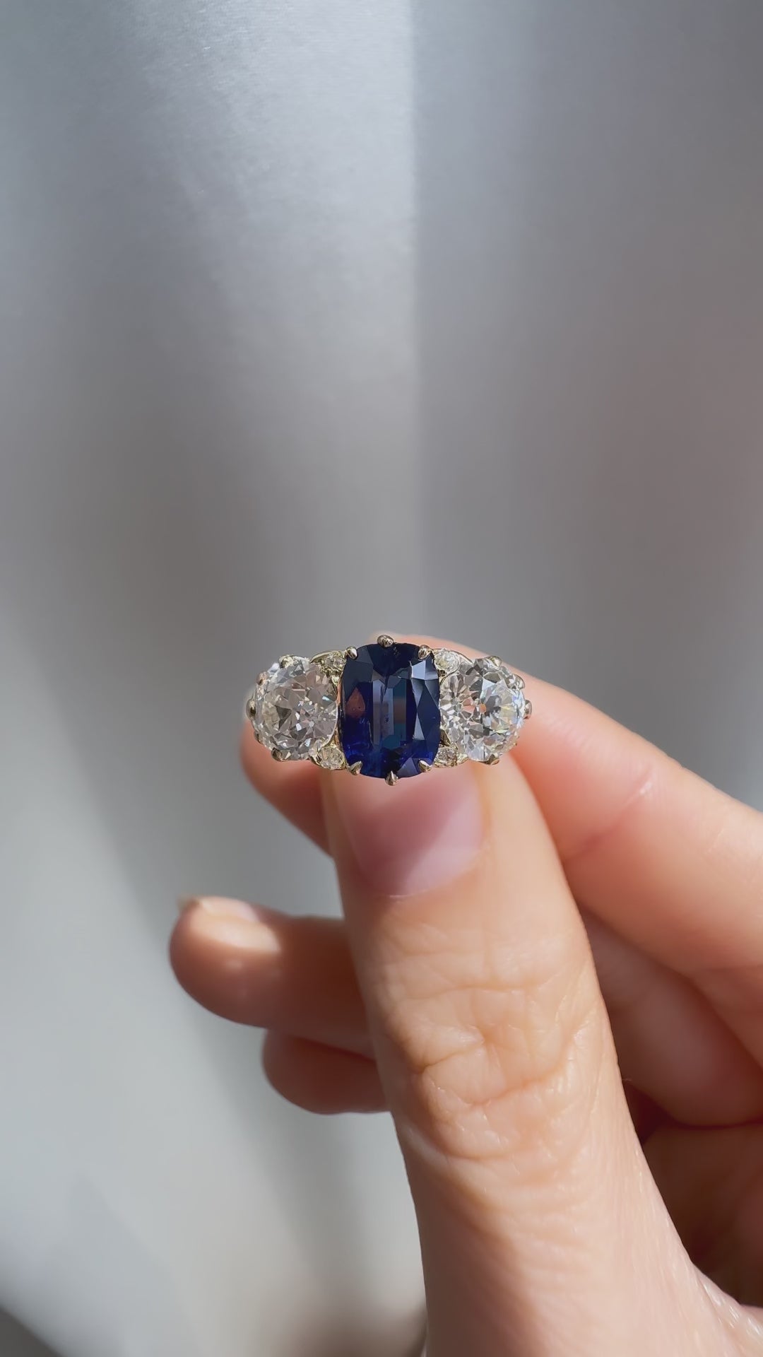 Old European cut diamond Rings