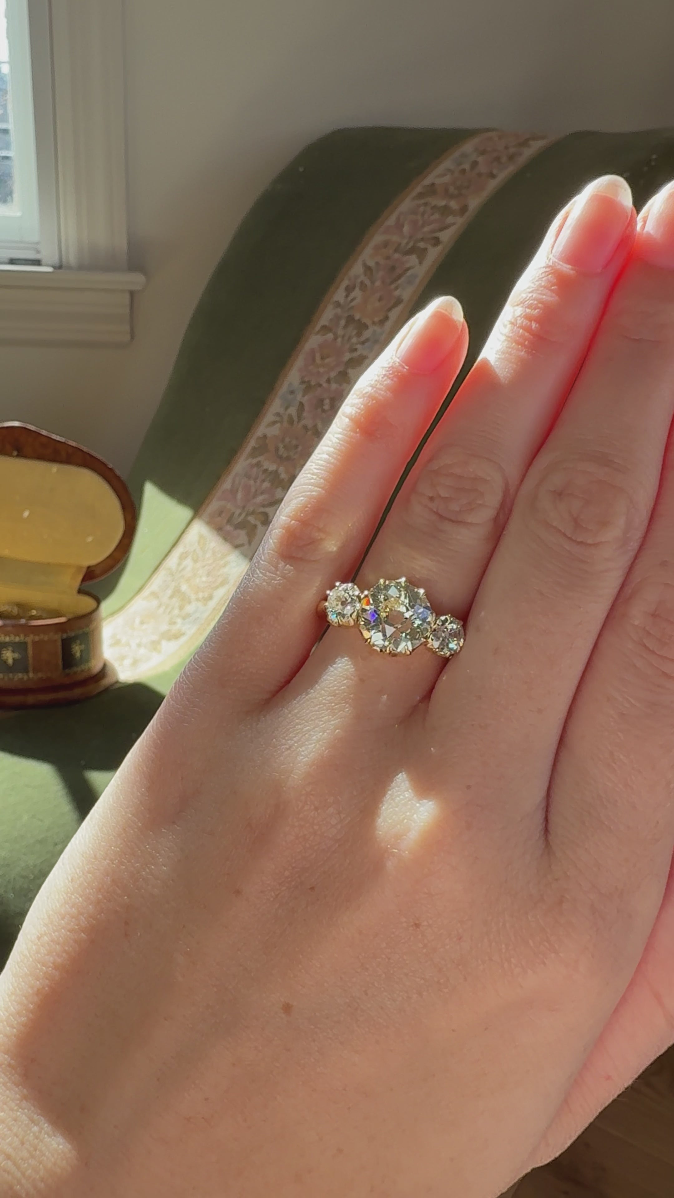 Old Mine cut diamond Rings