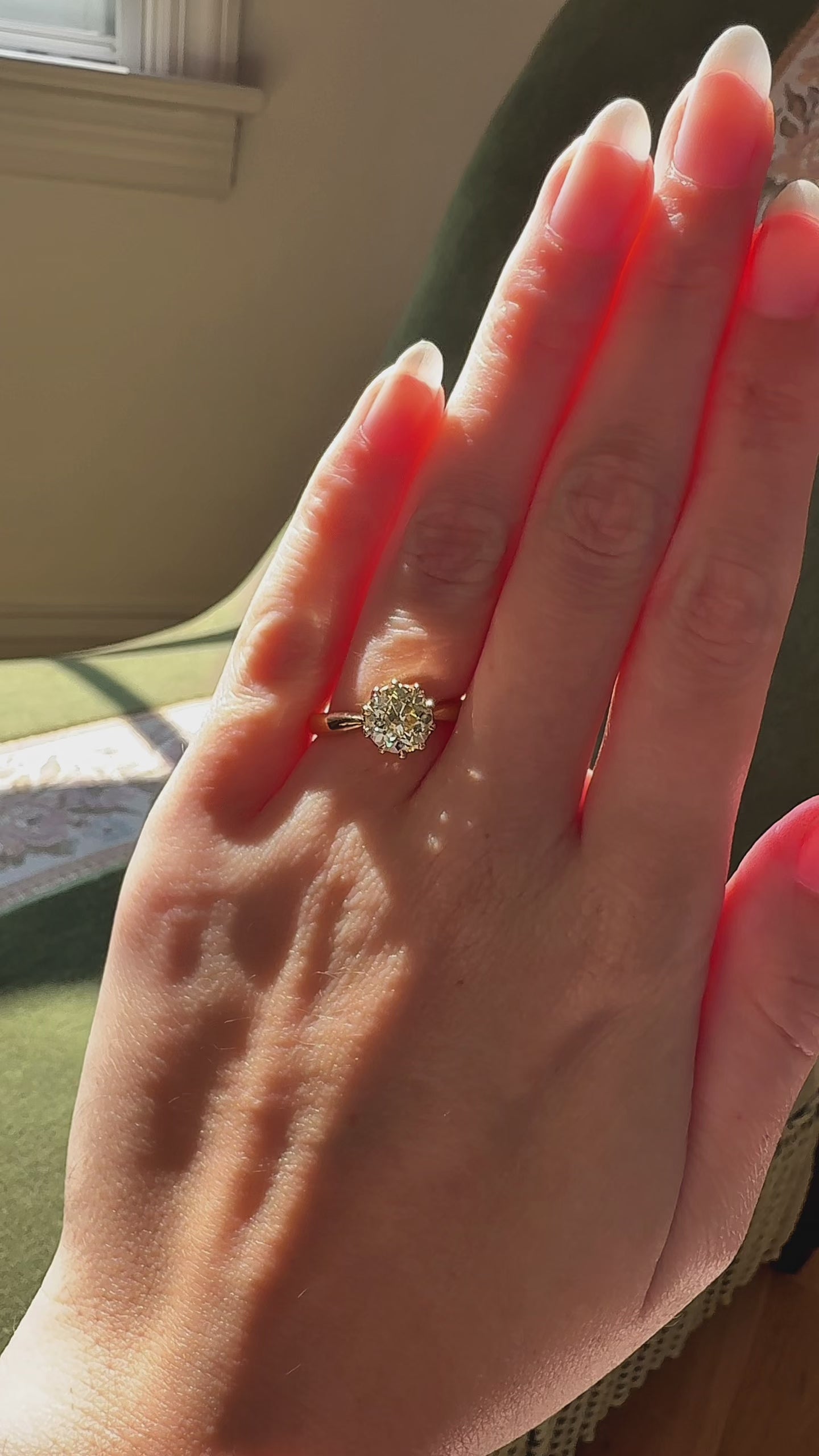  videos and images of vintage Engagement Rings-Old European cut diamond Engagement Rings