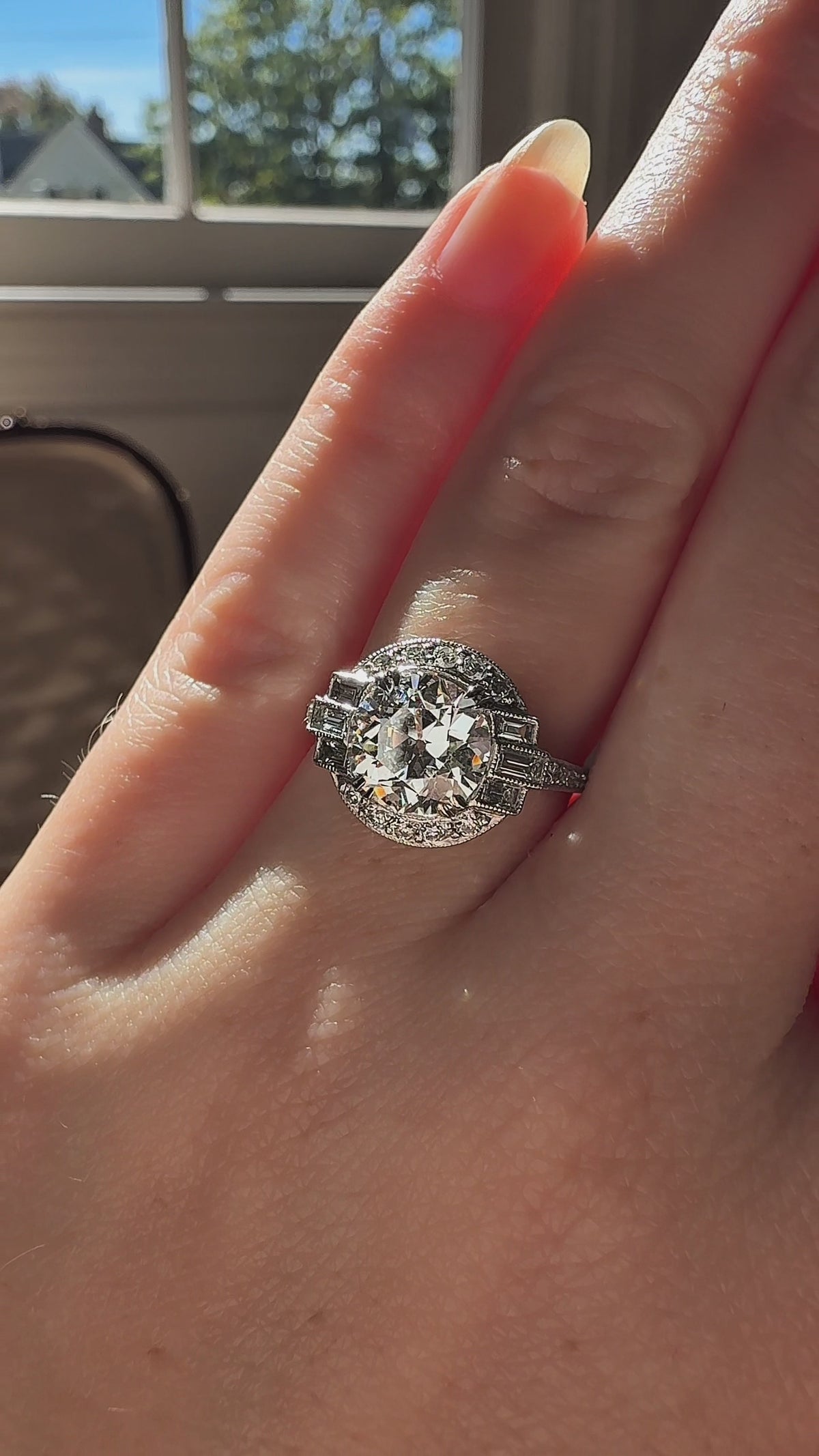  videos and images of vintage Engagement Rings-Old European cut diamond Engagement Rings